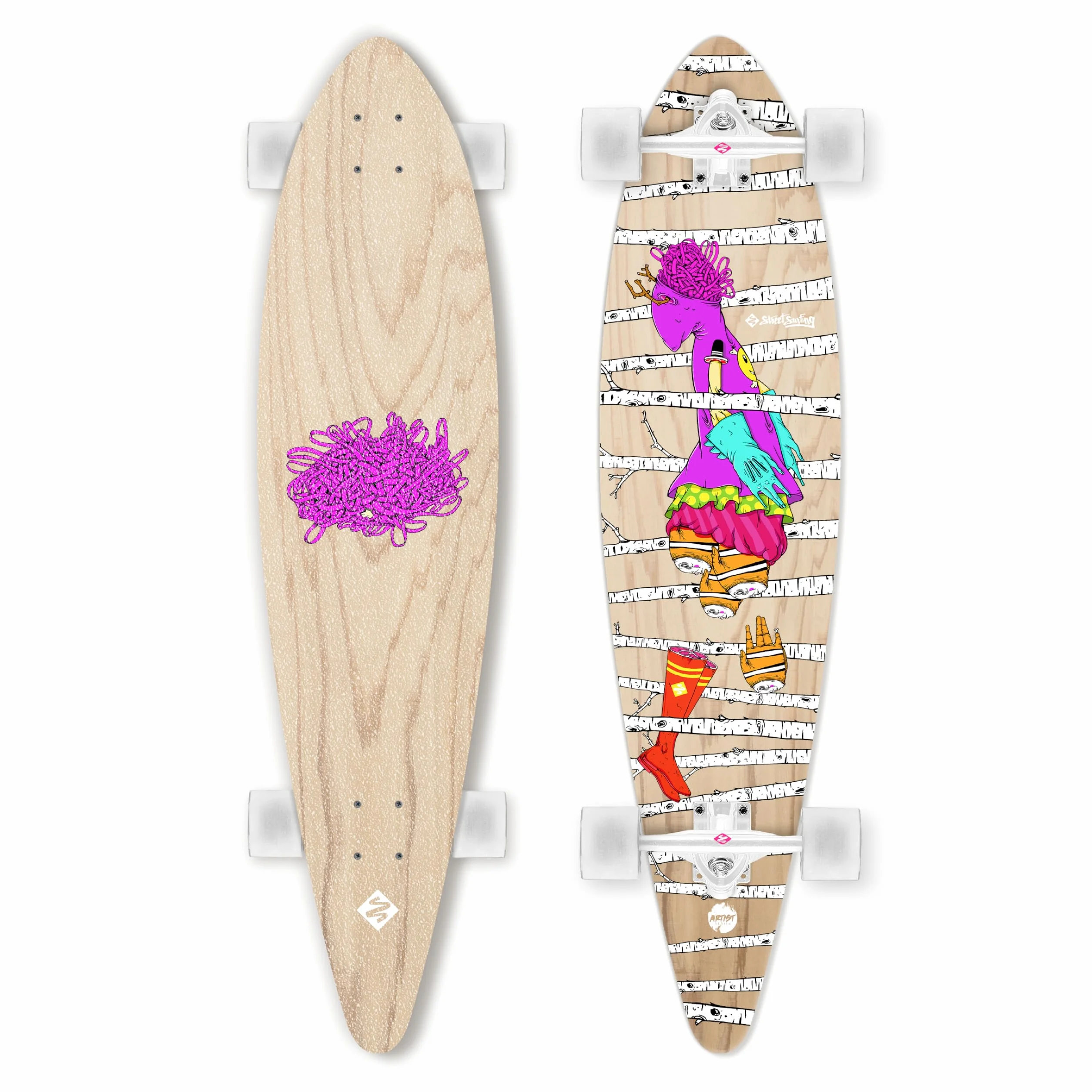 Longboard Pintail Woods 101 cm