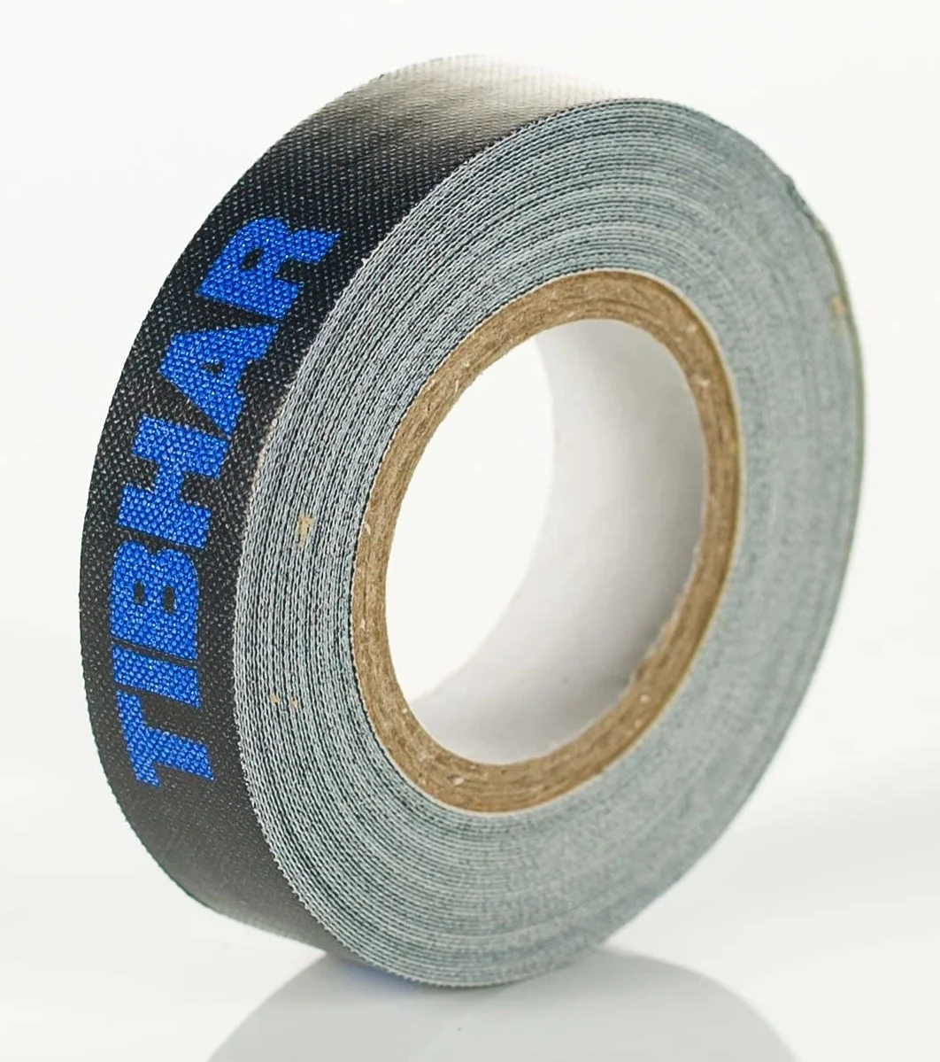 Tibhar Colle pour revêtements de tennis de table VS Top Glue 90ml & Bande de bord Classic 5m 12mm Noir