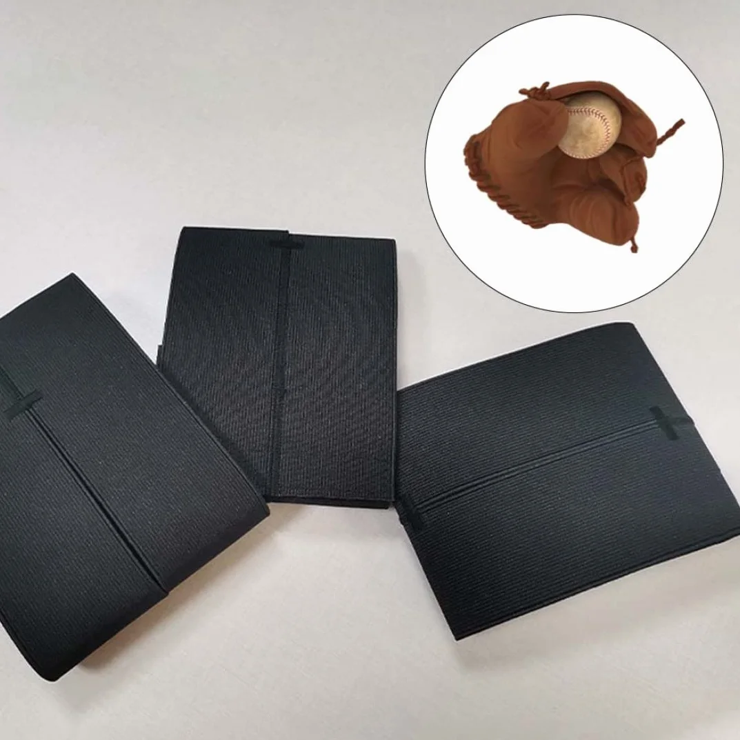 Baseball Glove Wrap Mitt Shaper Elastic Pocket Maker Strap 2pcs