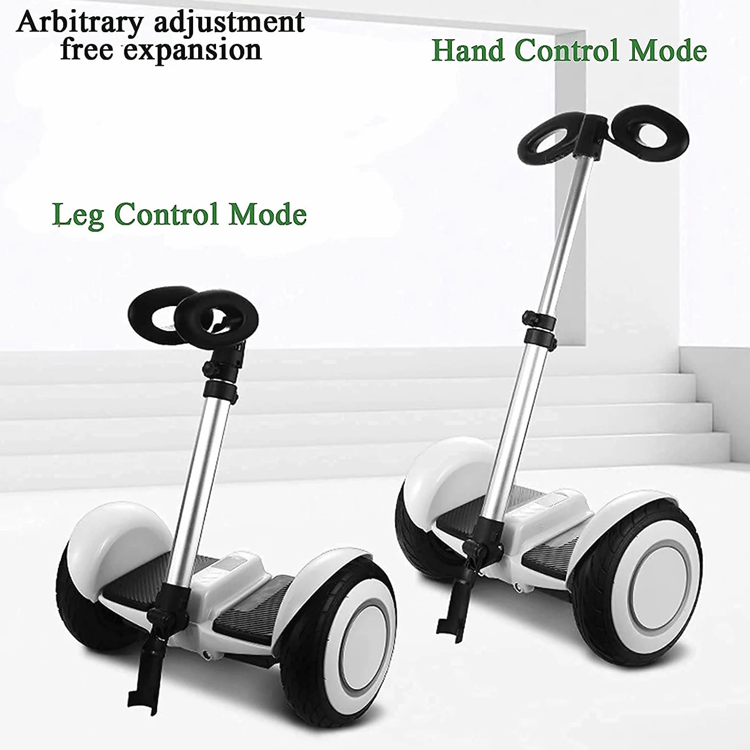 FEC Guidon Trotinette Electrique Complete Set of Handrails De Guidon RéGlable Barre Jambe De Force De Commande De PoignéE De SéCurité pour Scooter éLectrique Segway Ninebot Minipro Minilite Self