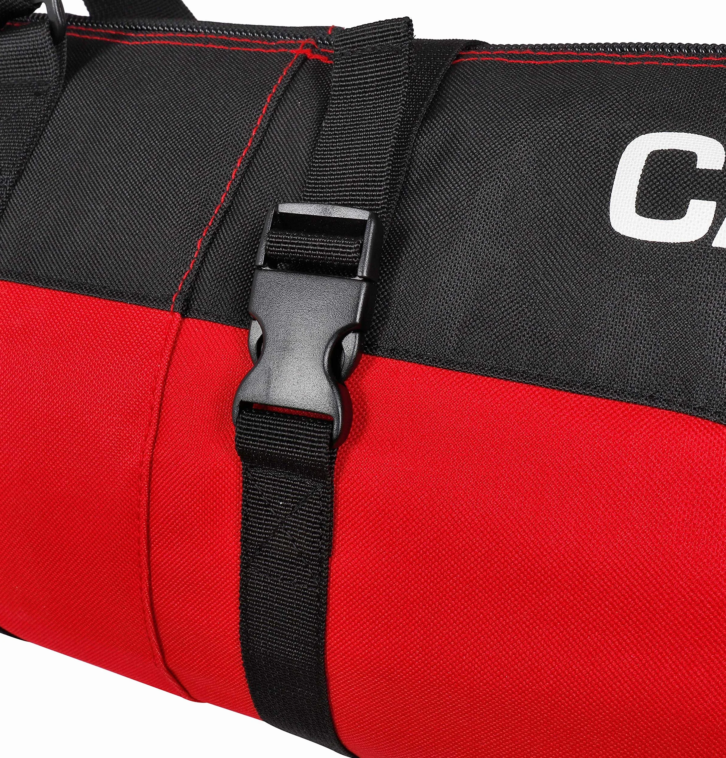 BRUBAKER Sac à Chaussures de Ski Super Function et Housse à Skis Carver Pro 170 cm Noir/Rouge