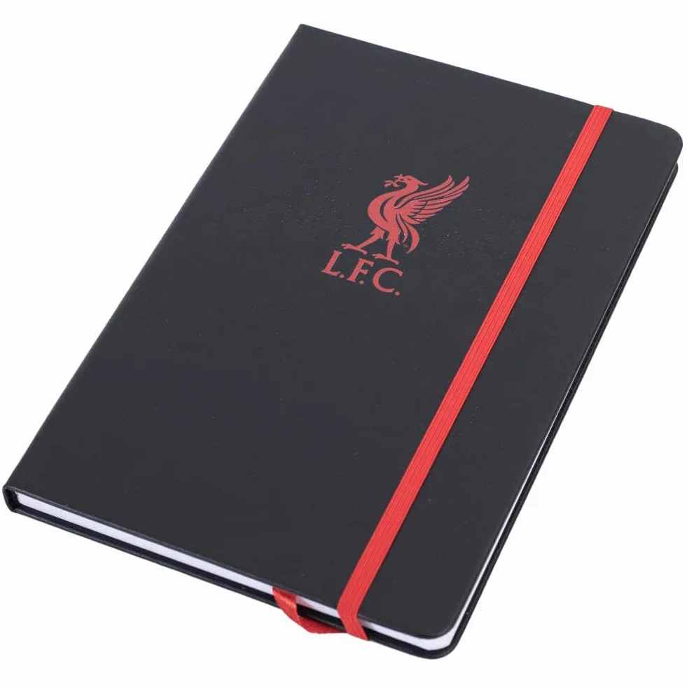 Liverpool FC - Cahier PREMIUM (Taille unique) (Noir/Rouge)