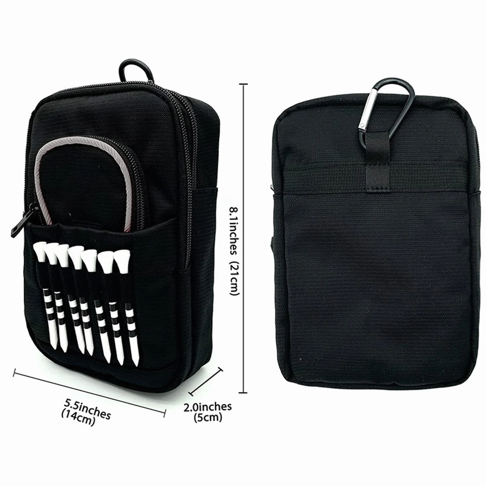 Sac pour balle de golf, pochette pour balle de golf | Organisateur de sac de golf Pochette pour objets de valeur de golf,Pochette pour balle de golf, sac organisateur de tee-shirt de golf, pochette po