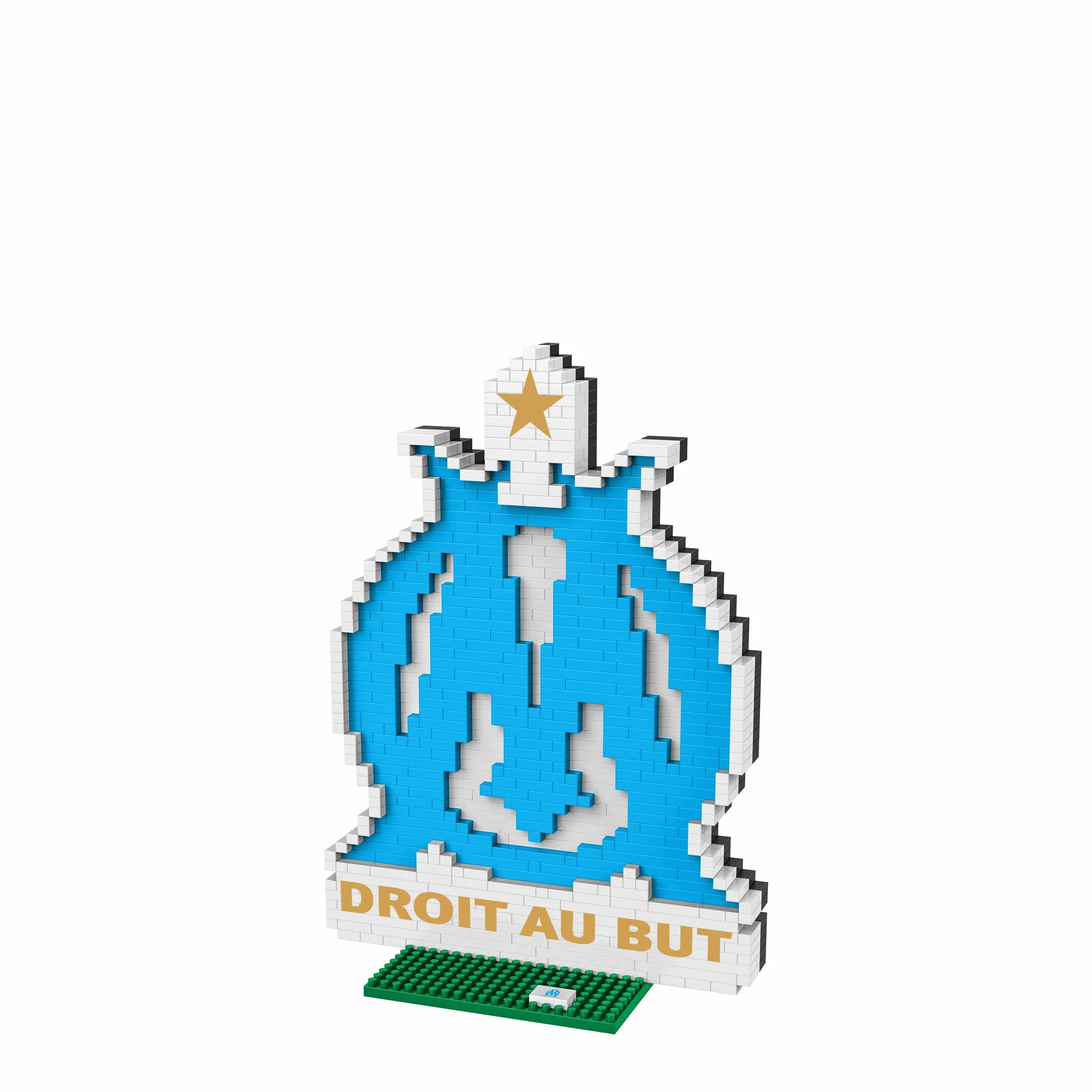 FOCO Olympique De Marseille BRXLZ Jouet de Construction Logo