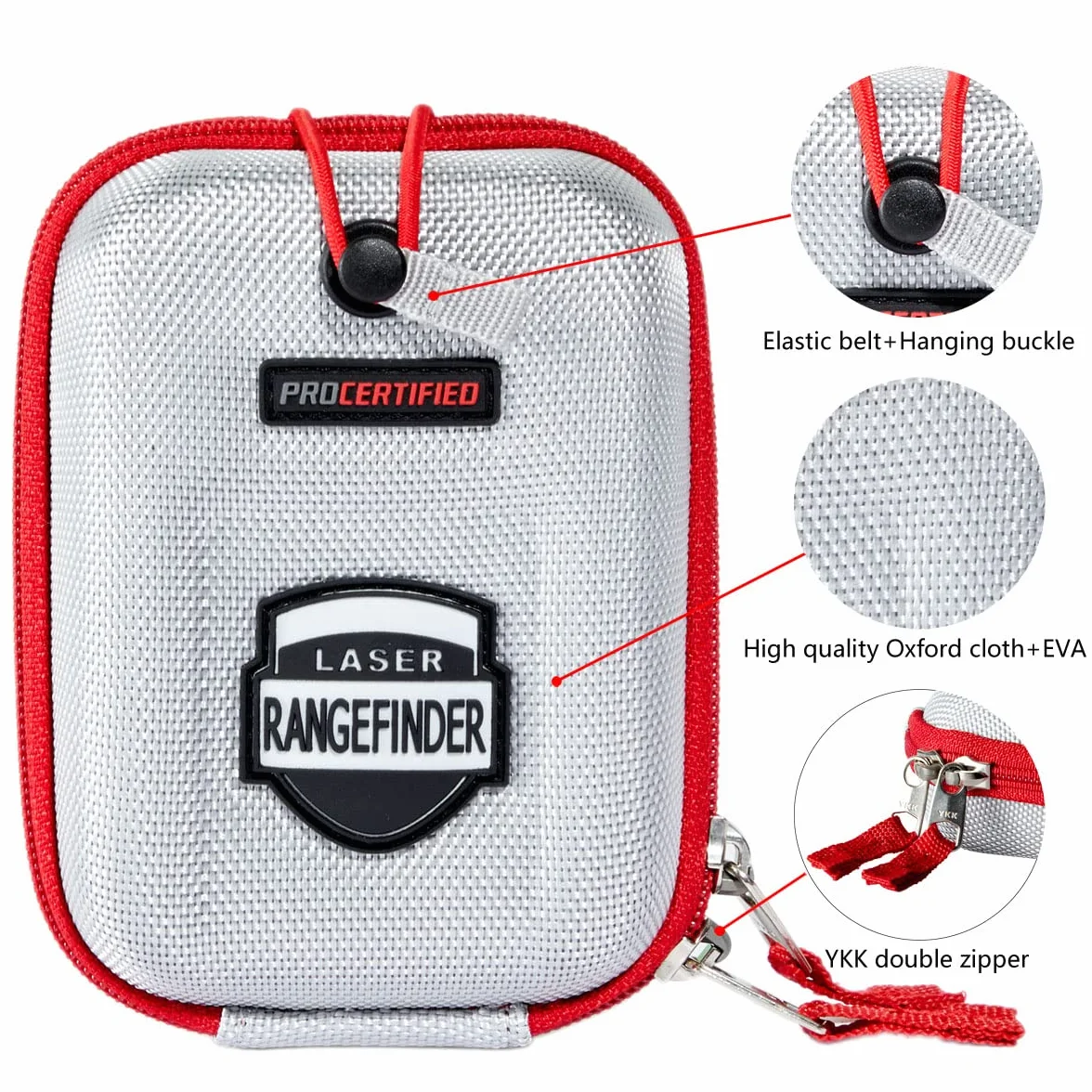 Étui rigide pour télémètre de golf, sac banane, Golf Rangefinder Case