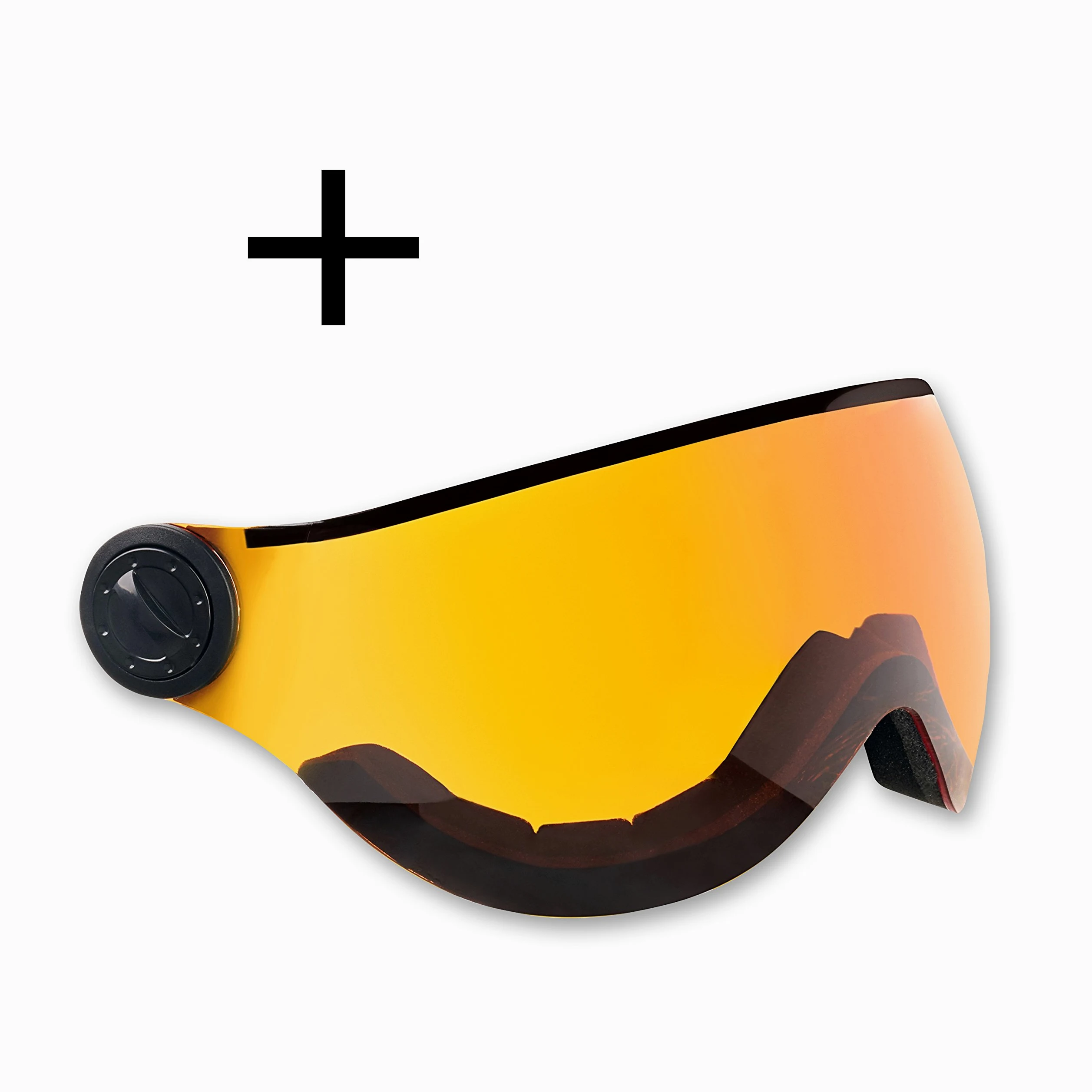 BLACK CREVICE Casque de Ski Arlberg I Casque de Ski avec visière & Look Pilote différentes Couleurs I Casque de Ski Hommes & Femmes I Respirant I avec visière de rechangeI Taille réglable