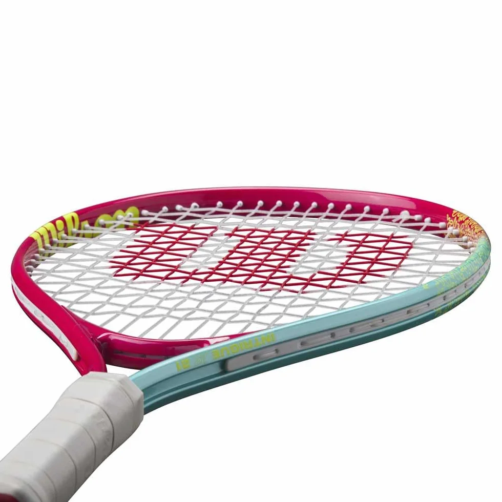 Wilson Intrigue Jr 21 Raquette de Tennis Cadre Léger Rouge/Teal