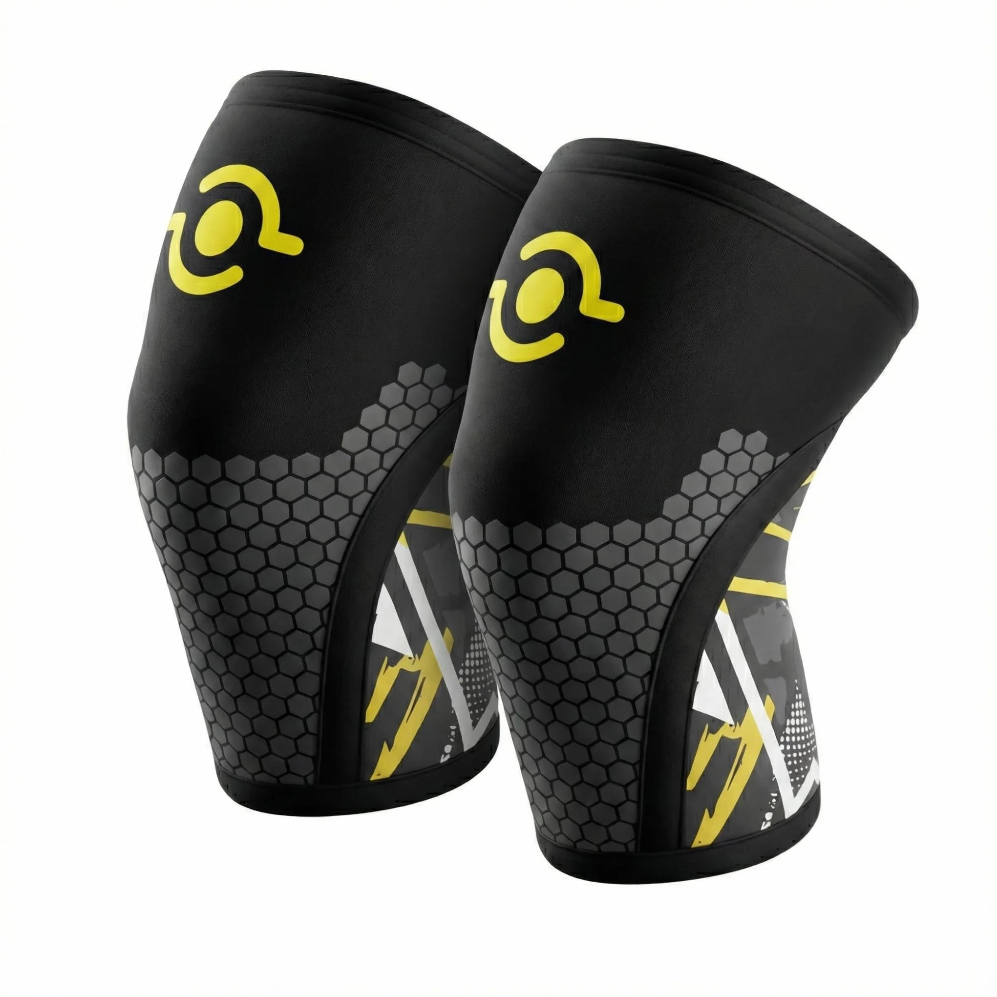 Theyet Genouillères Crossfit Haltérophilie 7mm Protections Sportives Genoux Musculation Maintien Femme Homme Néoprène Antidérapante