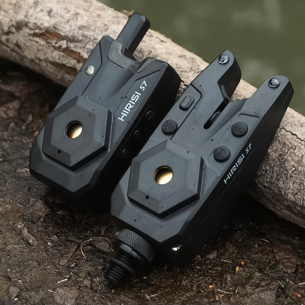 Hirisi Tackle Kit d'alarme sans fil pour pêche à la carpe - Indicateur de touche étanche - Équipement de pêche à la carpe