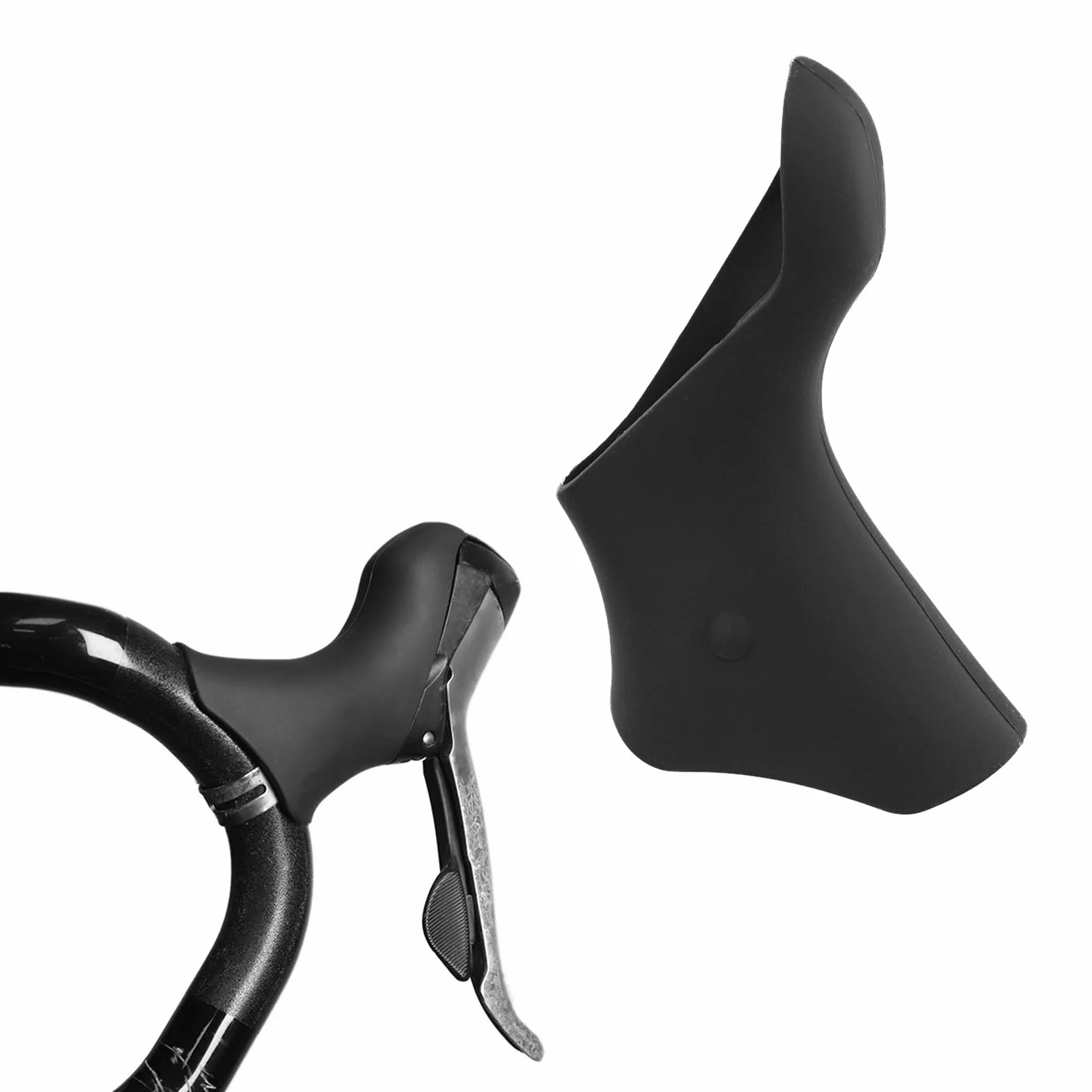 Capuchons de levier de frein en silicone pour Shimano ST-5600/5601/6600 - Prise en main améliorée et résistant aux intempéries