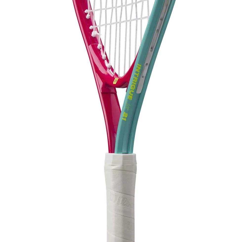 Wilson Intrigue Jr 21 Raquette de Tennis Cadre Léger Rouge/Teal