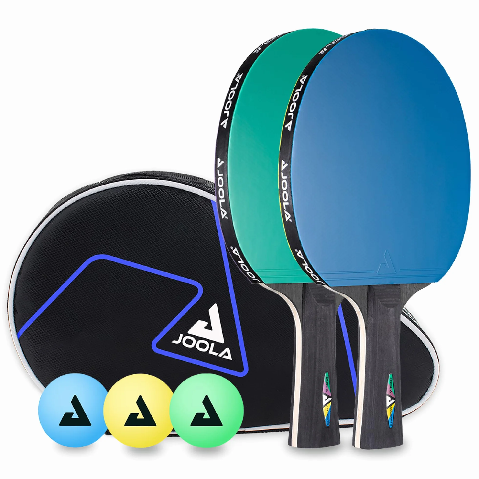 JOOLA Set de Tennis de Table Duo Colorato