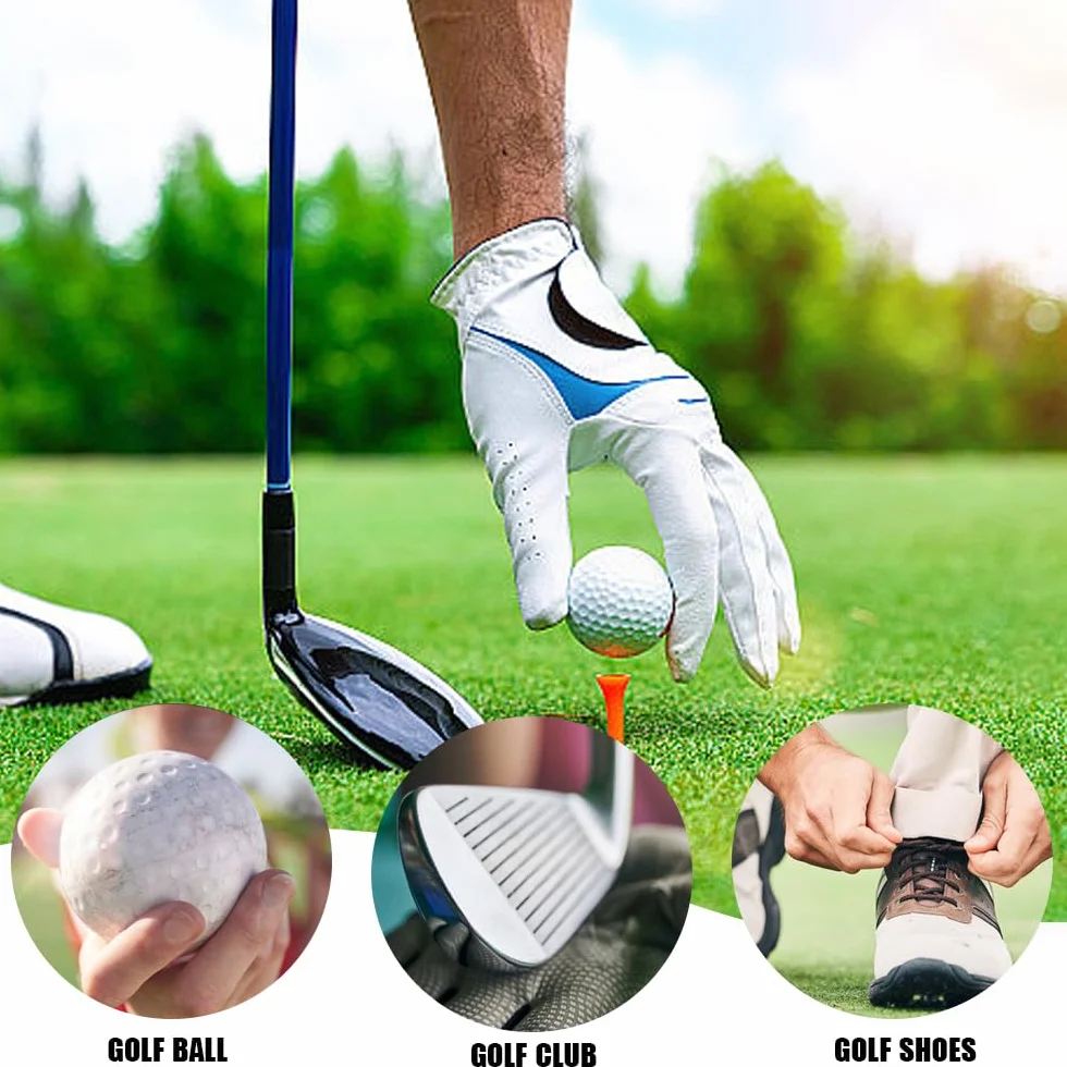 Lot de 4 brosses de nettoyage pour club de golf, taille de poche, brosse de nettoyage multi-usages, kit de nettoyage 3 en 1, portable et rétractable pour balles de golf (4 couleurs)