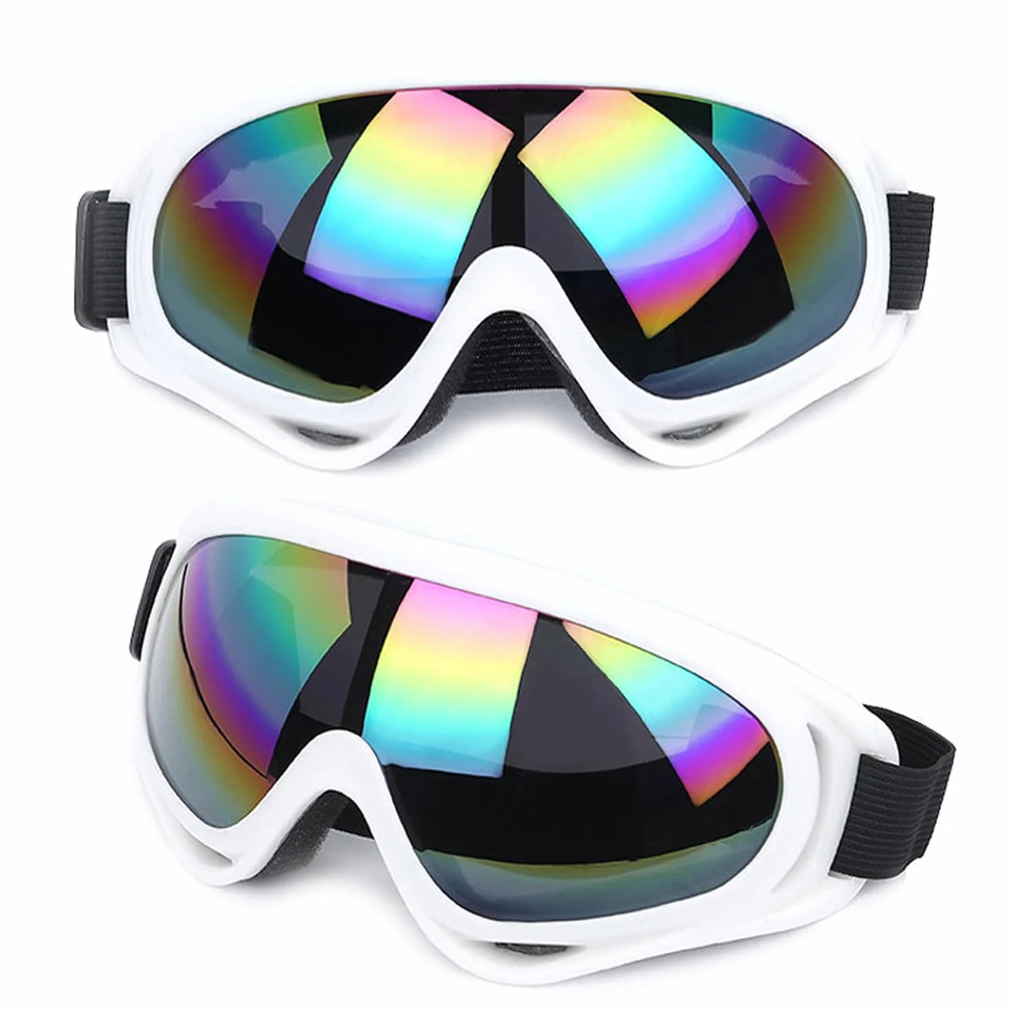 Lunettes de ski anti-buée UV unisexe pour snowboard cyclisme randonnée