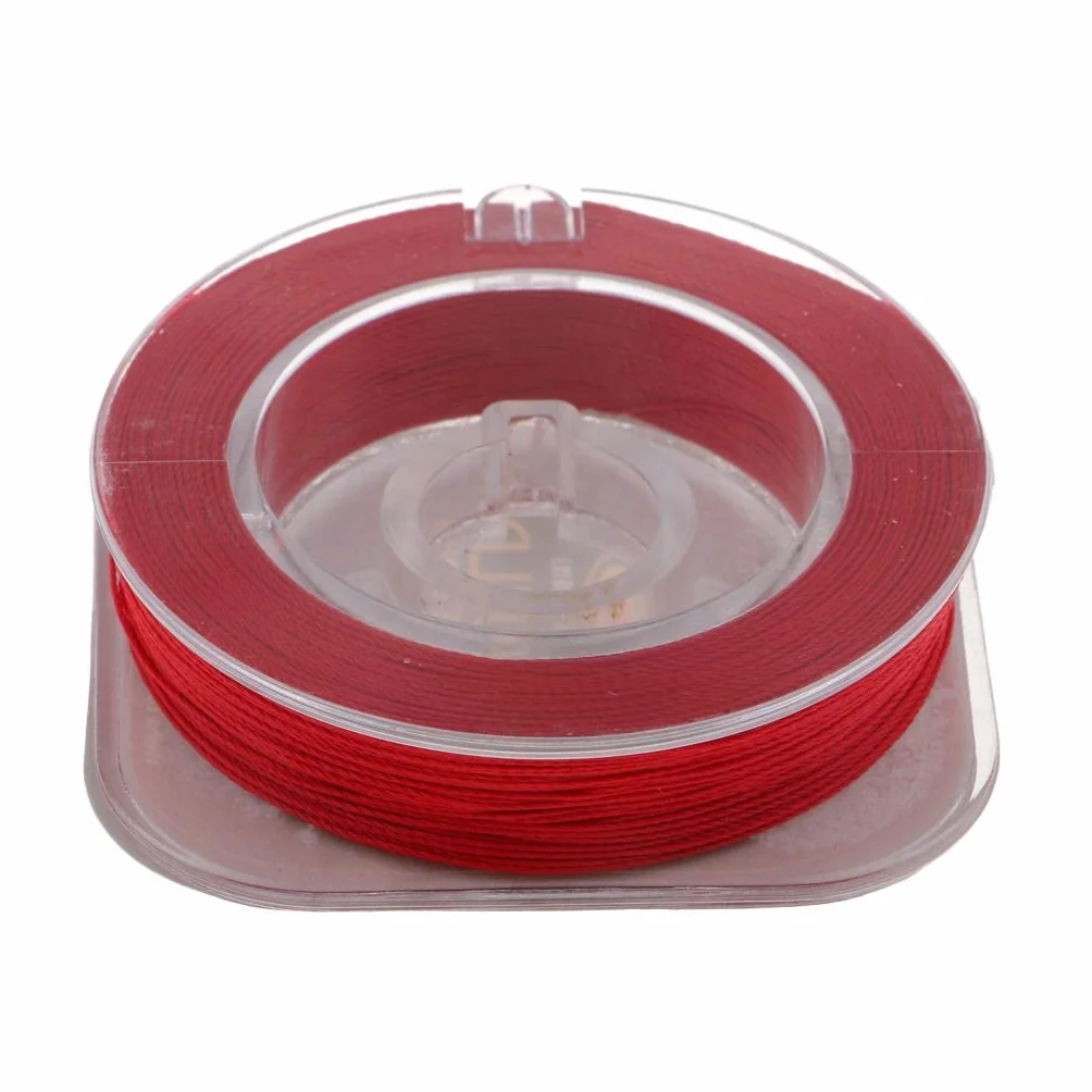 Anneau de Guidage de Canne à Pêche Fil 50m Rouge