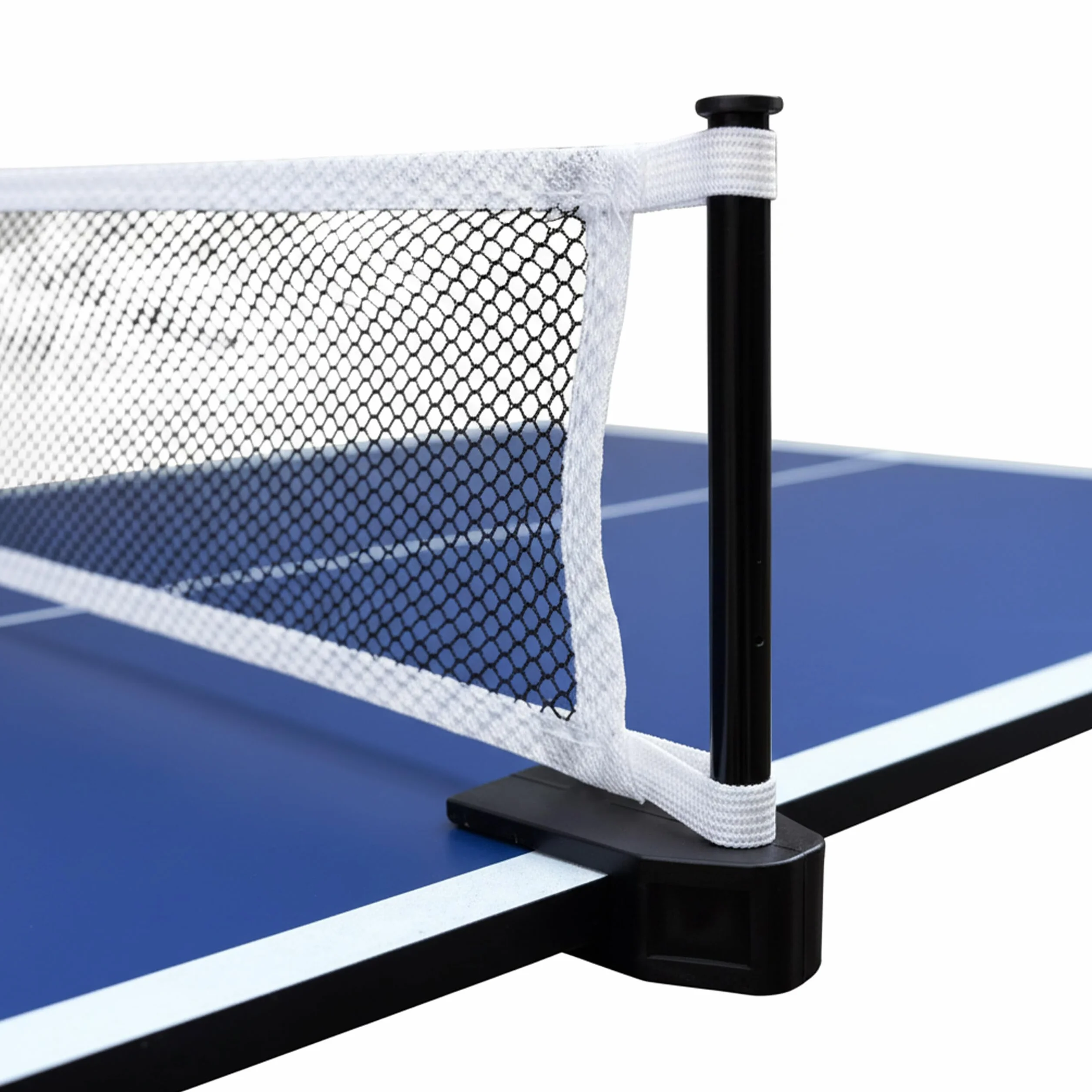 Relaxdays Mini Table de Ping-Pong Pliable 76 x 88 x 48 cm MDF Acier Bleue