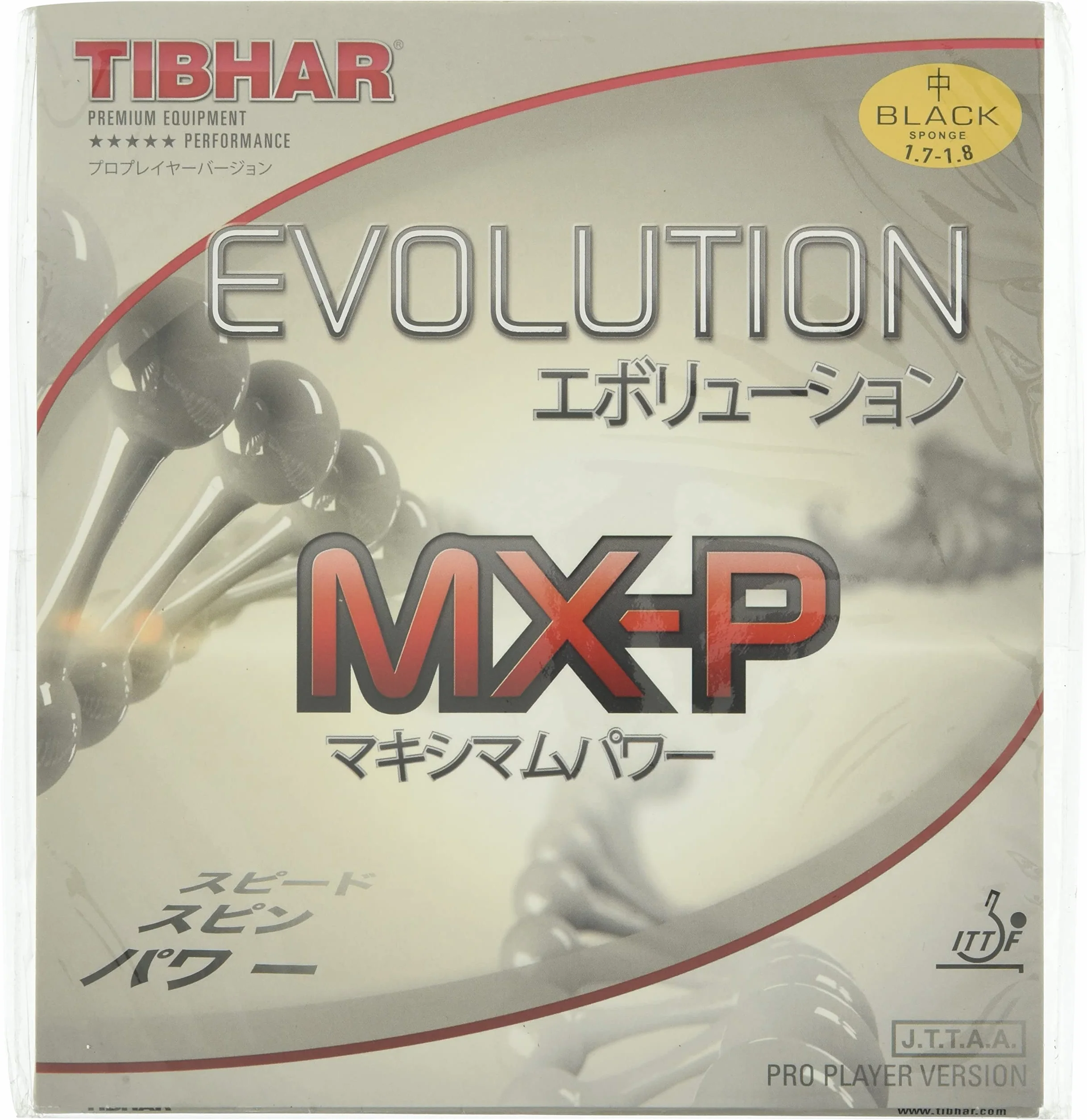 TIBHAR Evolution MX-P Caoutchouc de Tennis de Table