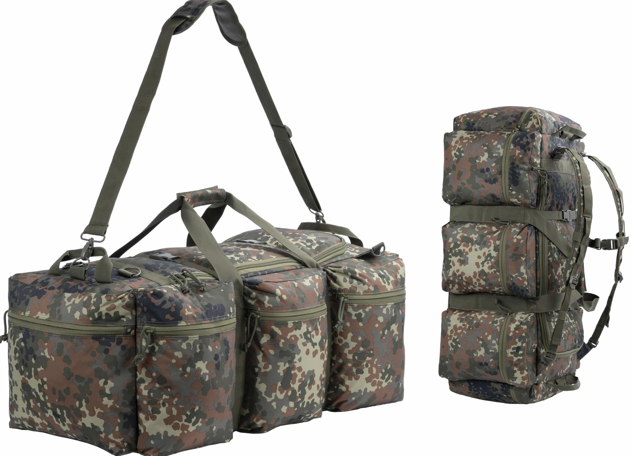 Grand Sac de Voyage Militaire Sac de Marin Style Militaire Sac d'équipement Tactique et de Sport avec, 100L