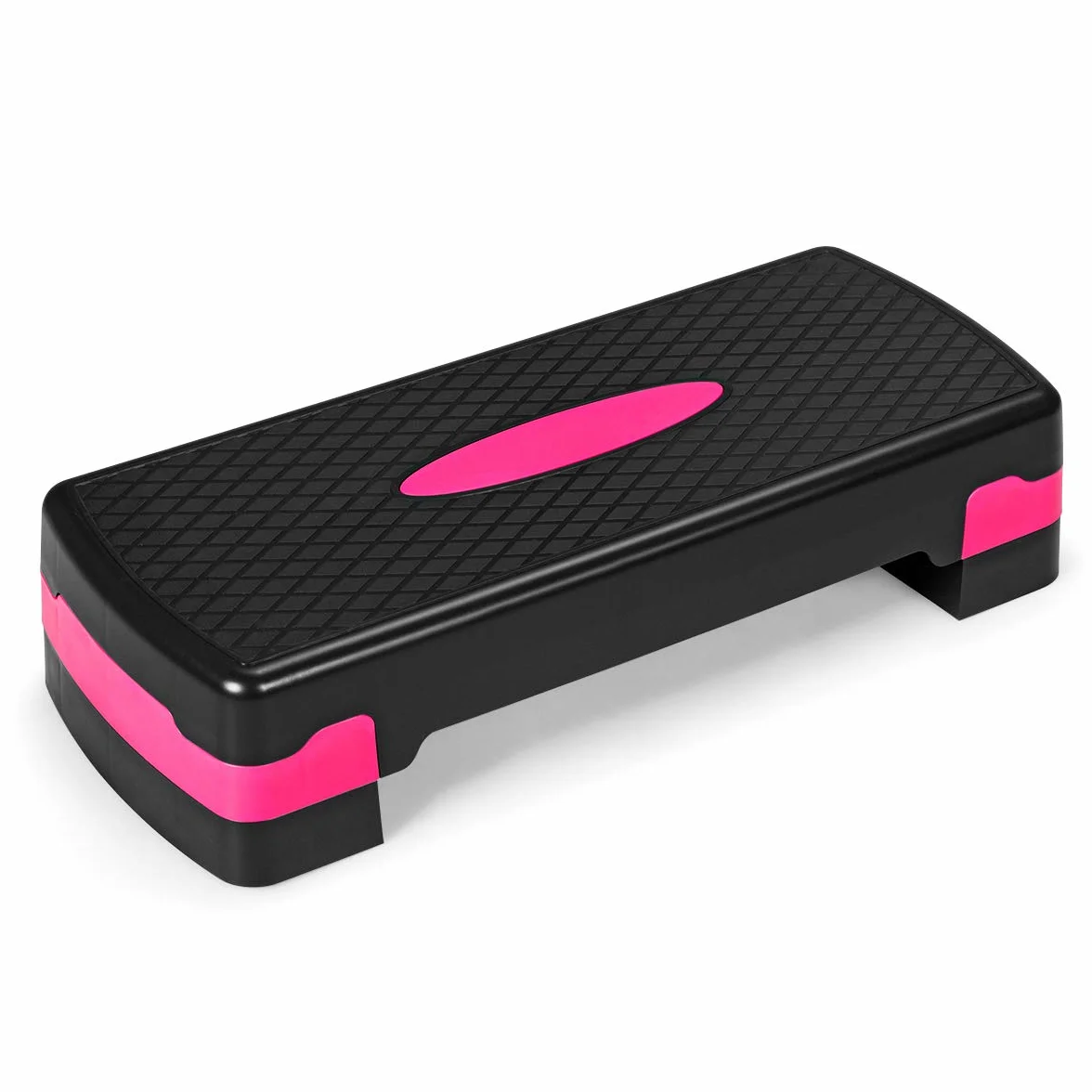 COSTWAY Aérobic Step Fitness Réglable 2 Niveaux 10/15CM Antidérapant 250KG