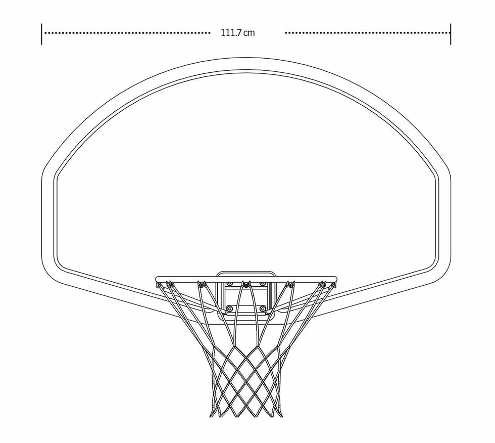 LIFETIME Combo Basketball Planche 111.7 cm Arceau