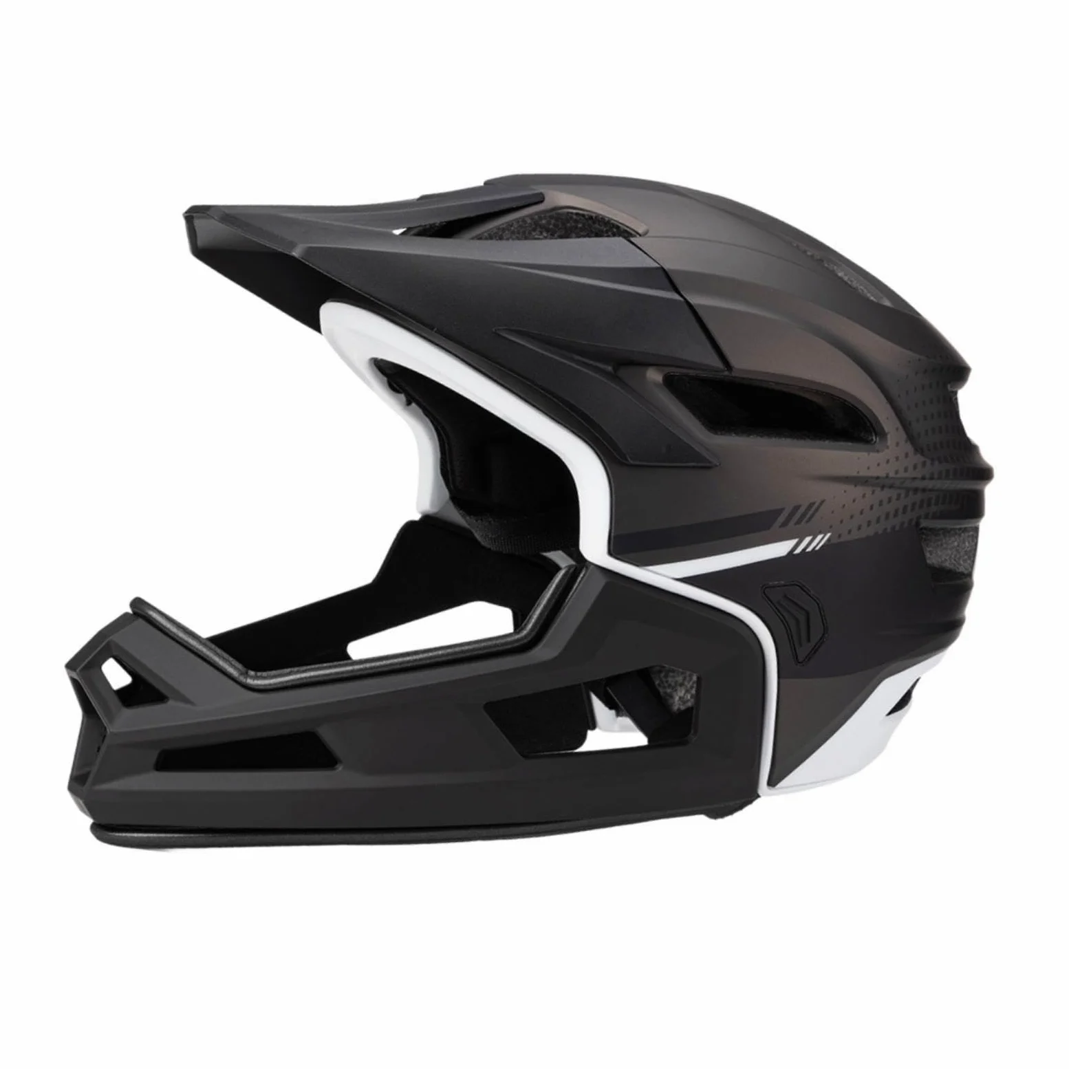 Baoblaze Casque de Vélo Intégral avec Mentonnière Amovible et Ventilation Réglable pour Skateboard, équitation, Femmes et Hommes