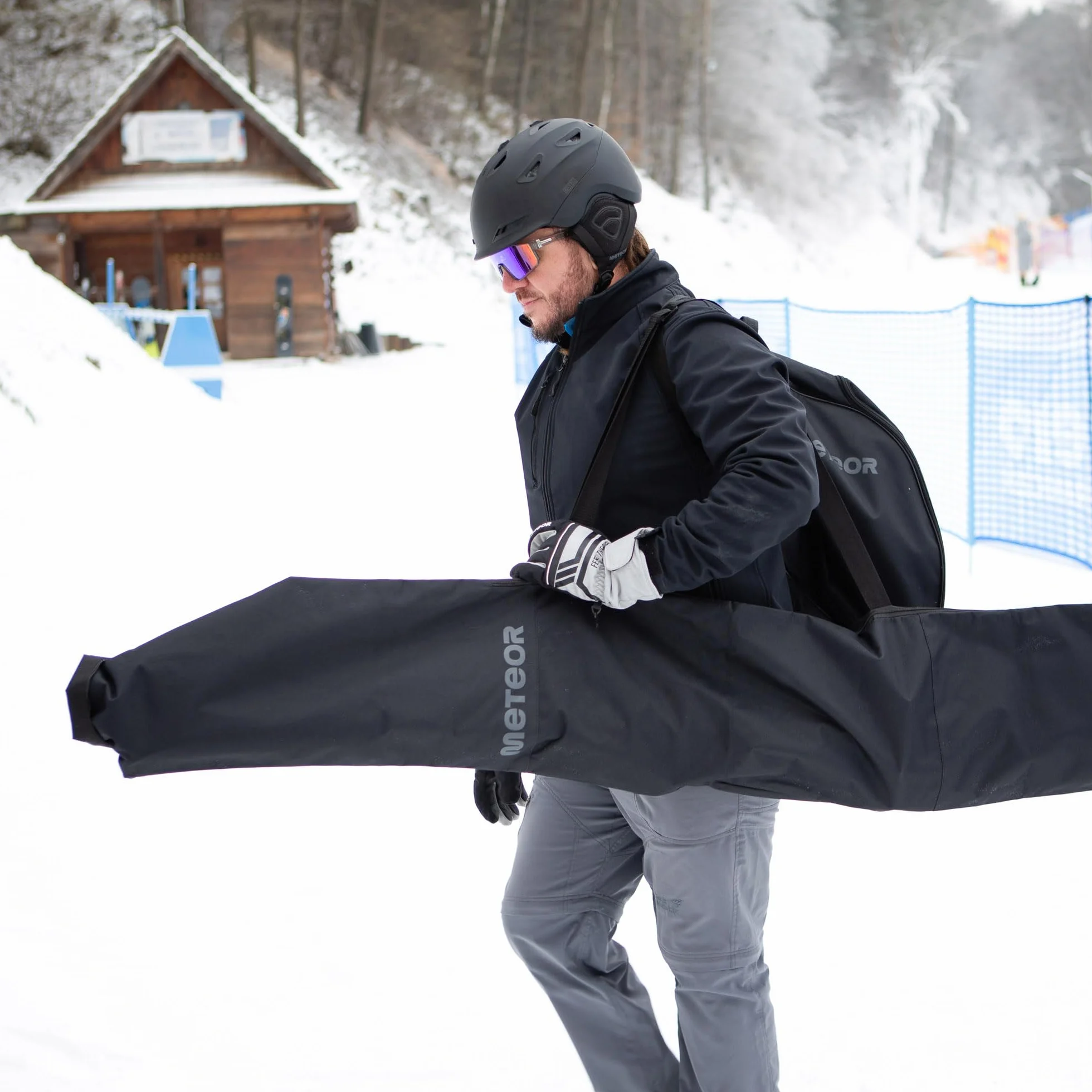 Meteor Sac à Chaussures de Ski Compact Imperméable pour Chaussures et Gants - Léger et Durable