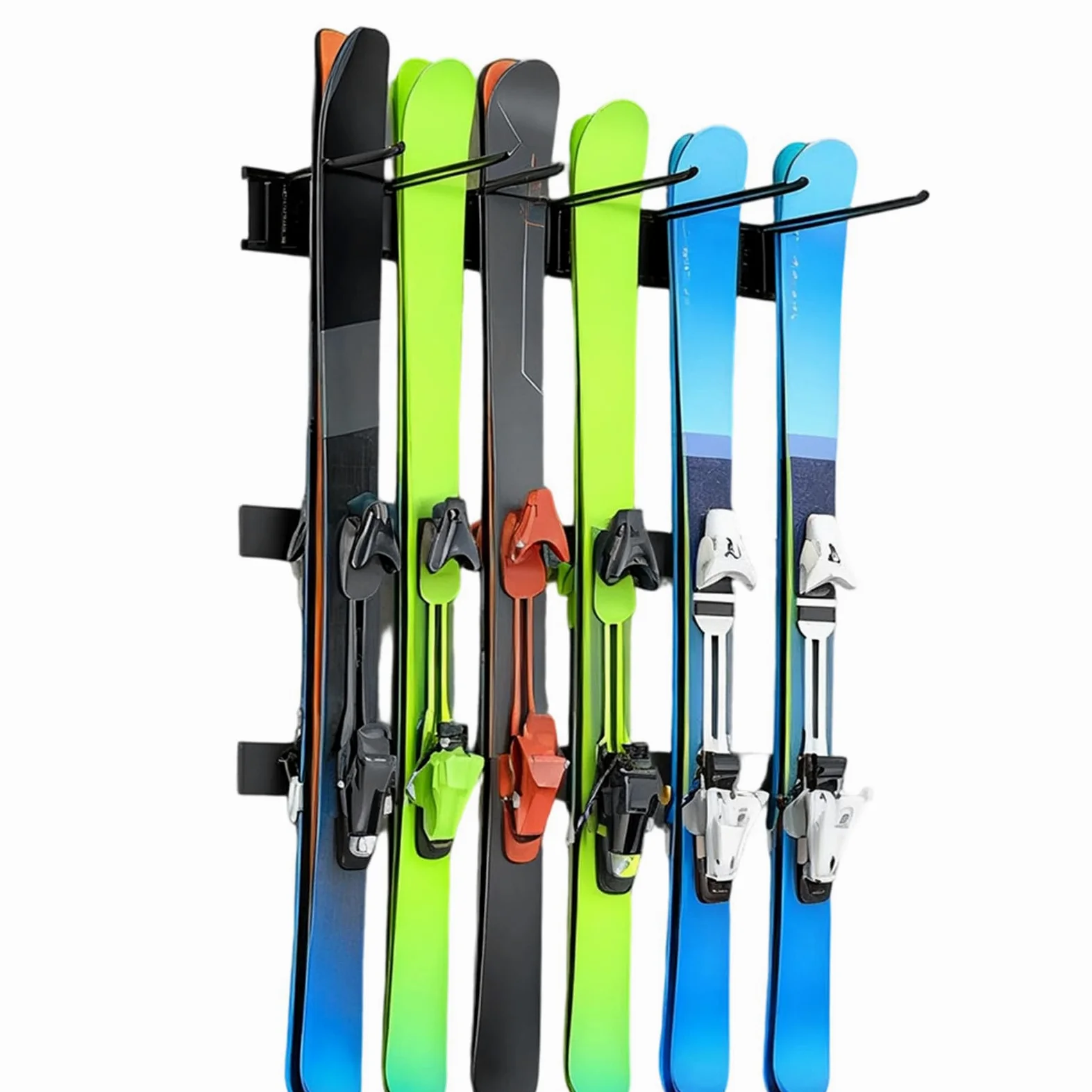 Porte-Ski Murale Garage - Support Antidérapant Pour Skateboard | Et Équipement,Rack Ski Snowboard pour Intérieur Extérieur Cave - Pour Accessoires Sportifs Intérieur Extérieur Abri Jardin