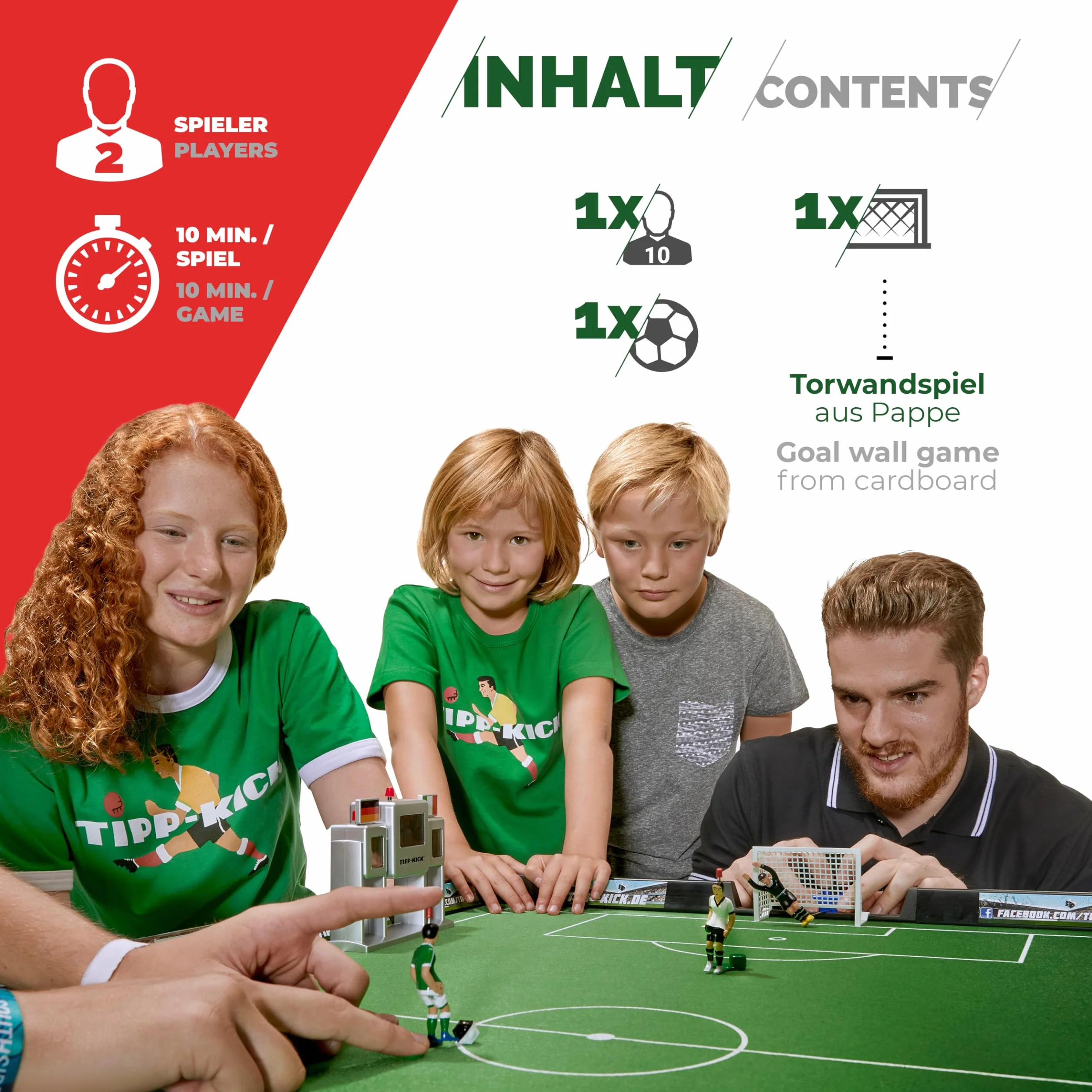 TIPP-KICK DFB Jeu Mural de But avec Footballeur National Allemand + Ballon