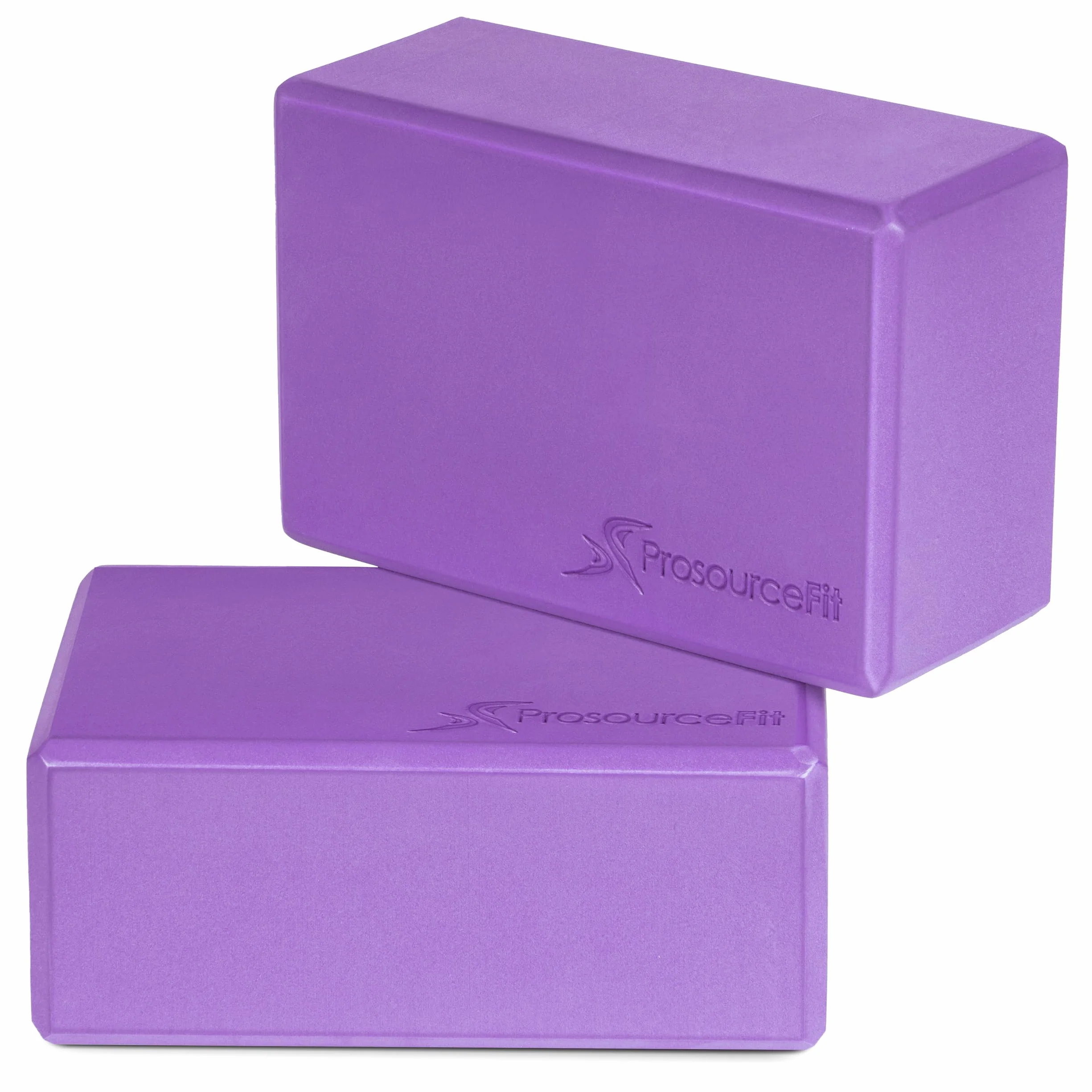 ProsourceFit Foam Yoga Blocks Set of 2, High Density EVA Yoga Bricks, 4x6x9 Inches