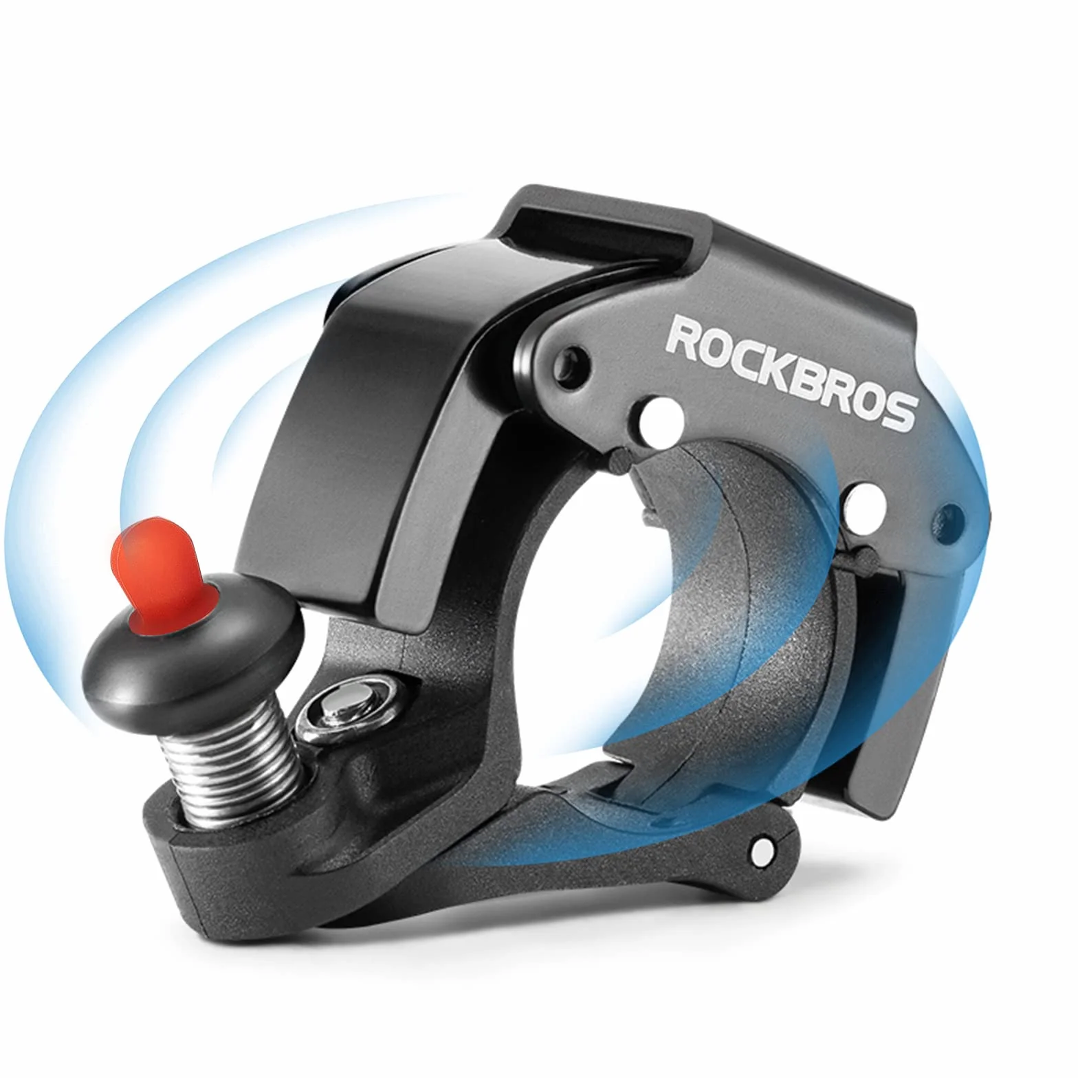 ROCKBROS Sonnette de Vélo 90-100dB Clochette Fort Guidon 22,2mm Étanche pour Vélo Électrique VTT Pliable Enfant