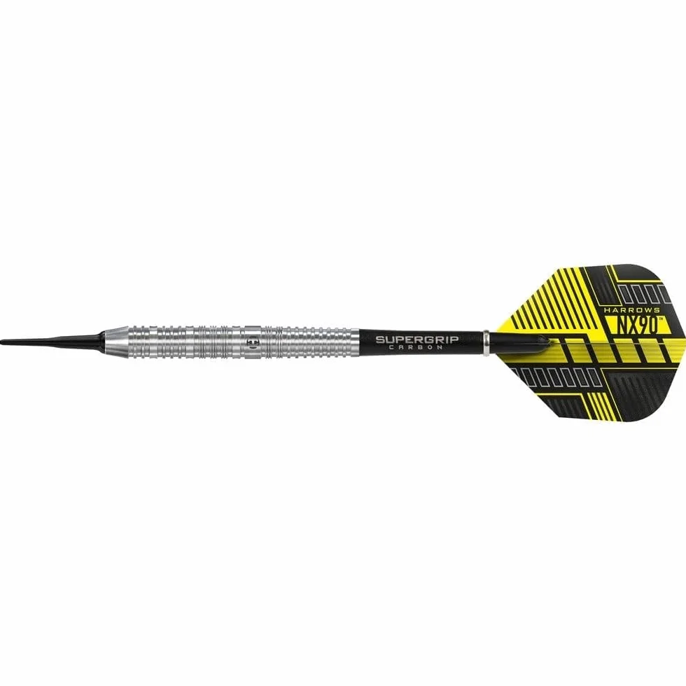 Harrows Lot de 3 fléchettes NX90 Professionnelles 90% tungstène 18g 20g Pointe Souple