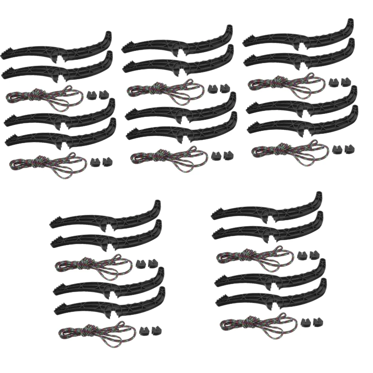 Toddmomy Freins à Skis d'hiver Hommes Kit De Fartage pour Snowboard Neige Trousse Planche Accessoire De Traîneau Levier De Frein De Traîneau Plastique Black