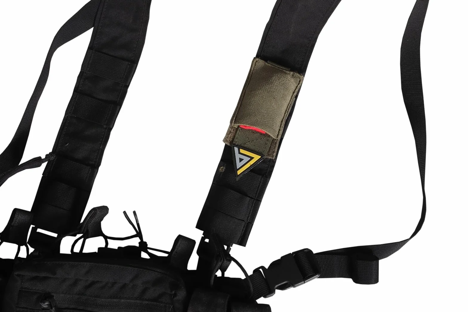 Brassards airsoft paintball double velcro rouge bleu
