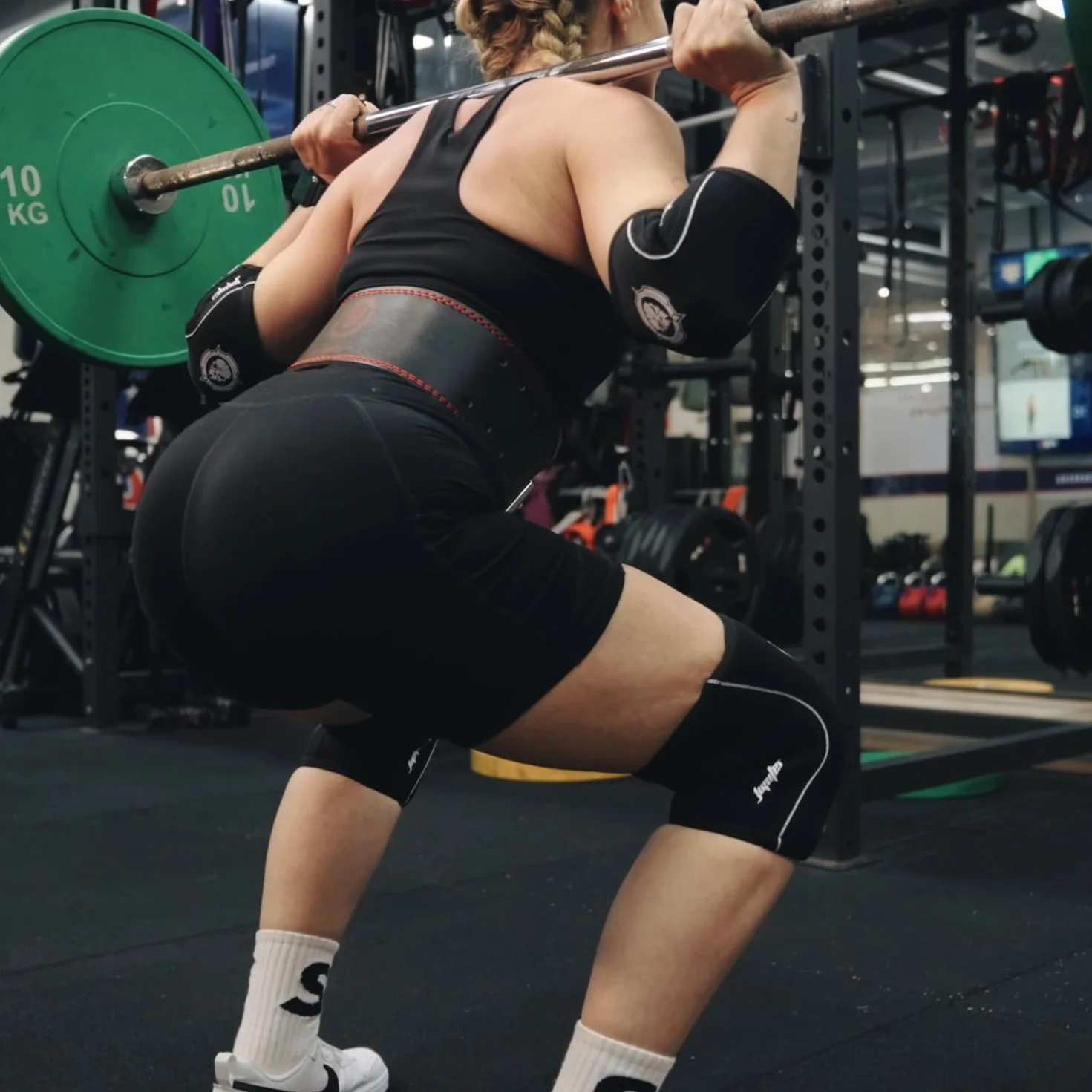 Jupiter Genouillères de Compression 7mm pour Squats, Haltérophilie, Cross Training