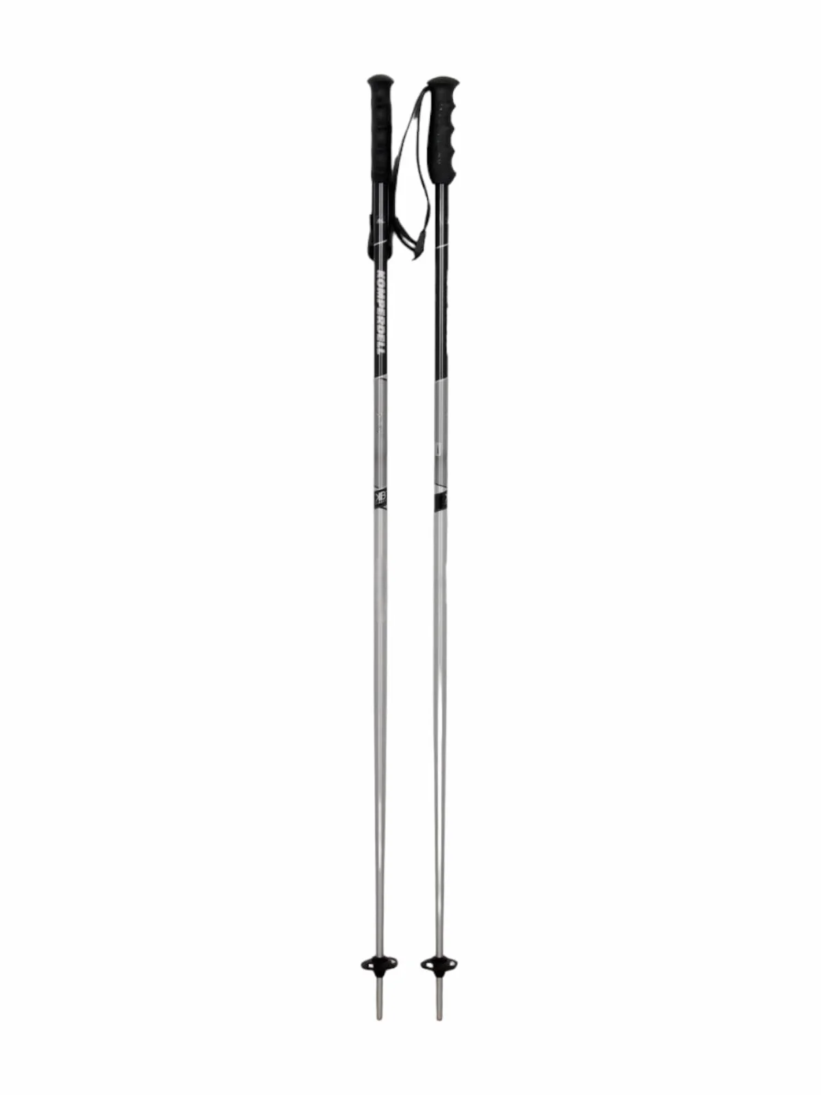 Komperdell Blazer TR Bâtons de Ski Noir/Argent 125 cm