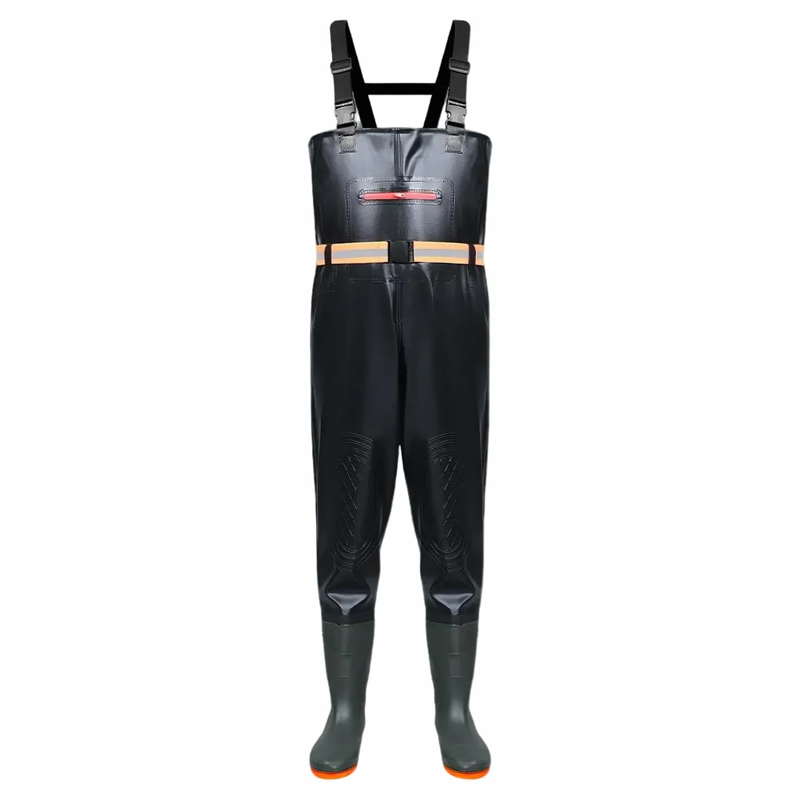 Waders homme femme pantalon pêche avec bottes respirant imperméable adulte