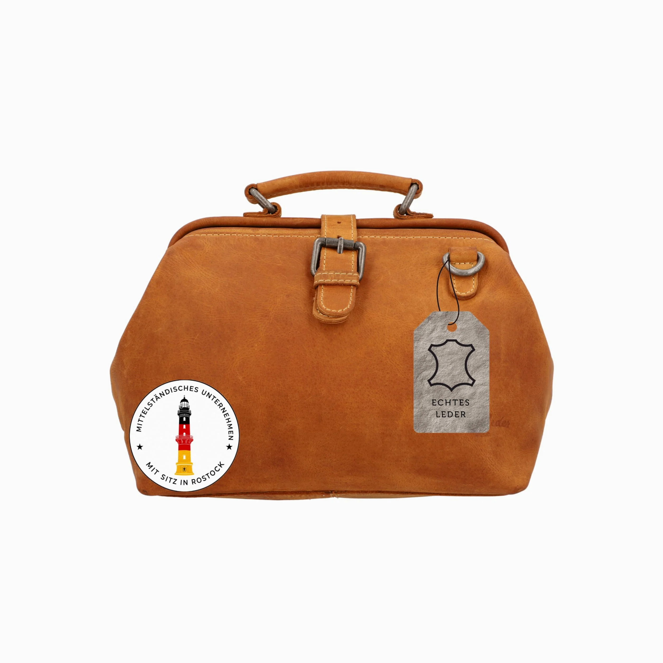 Gusti Tillie A. Sacoche de guidon en cuir vintage avec plaque, sac à bandoulière, sacoche de vélo en cuir, marron