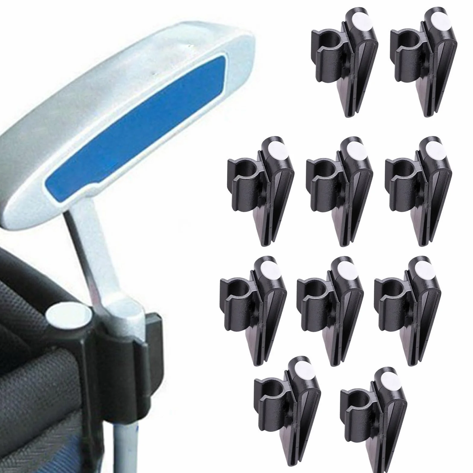 Organisateur de Clubs de Golf Portable pour Sac de Golf Débutants Amateurs Adultes