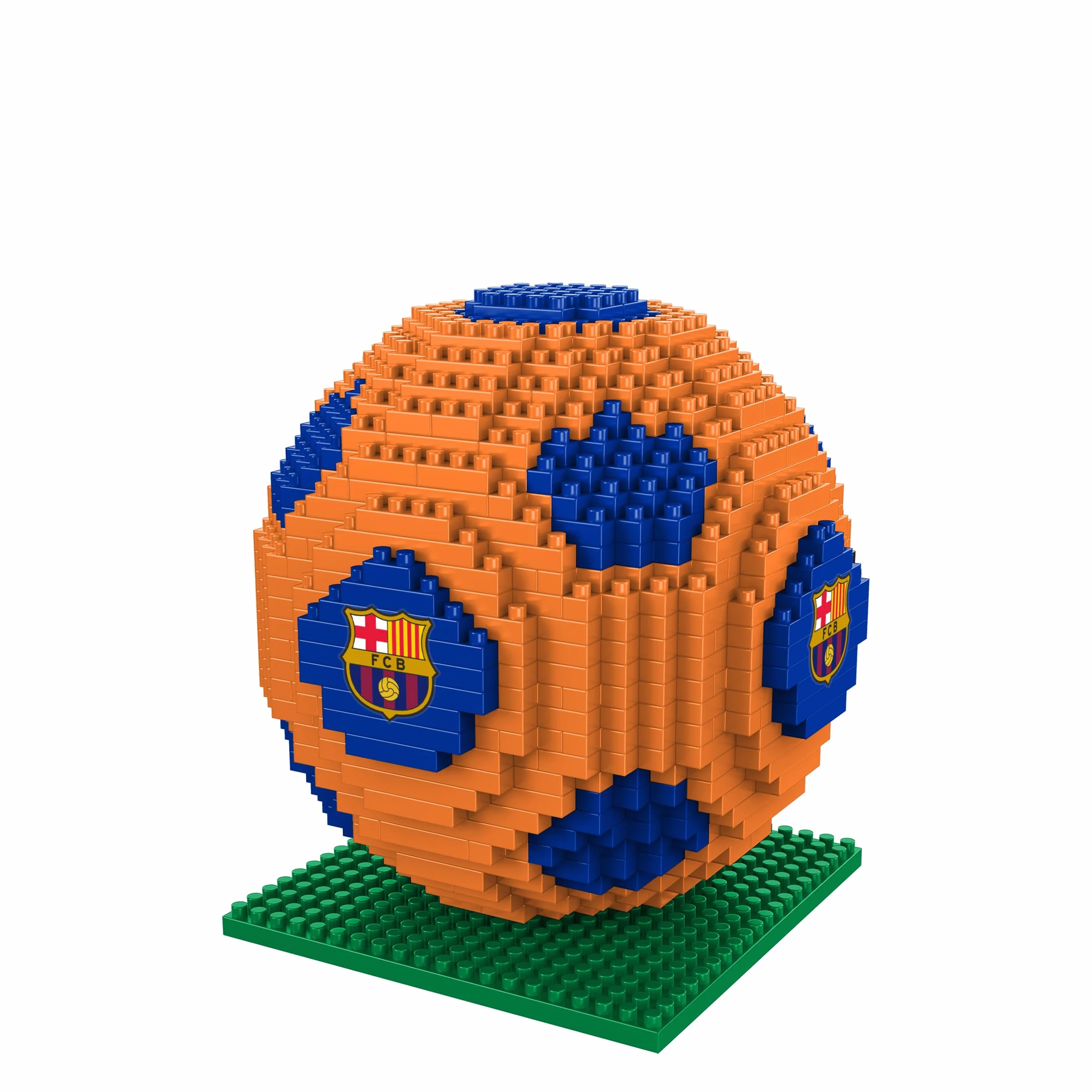 FC Barcelona BRXLZ Jouet de Construction Football 3D Officiel Couleur Alternative
