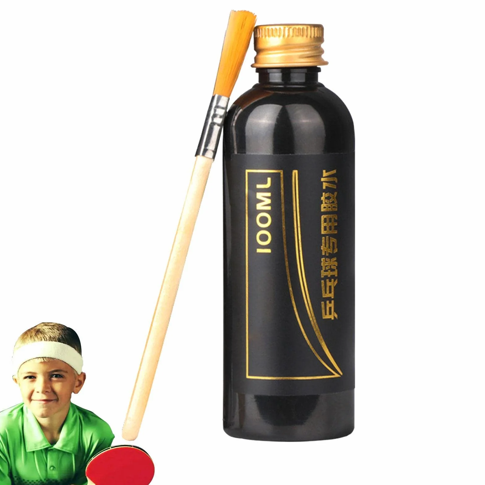 Colle PingPang pour table 100 ml Speed Liquid Super avec pinceau spécial caoutchouc raquette pingpong