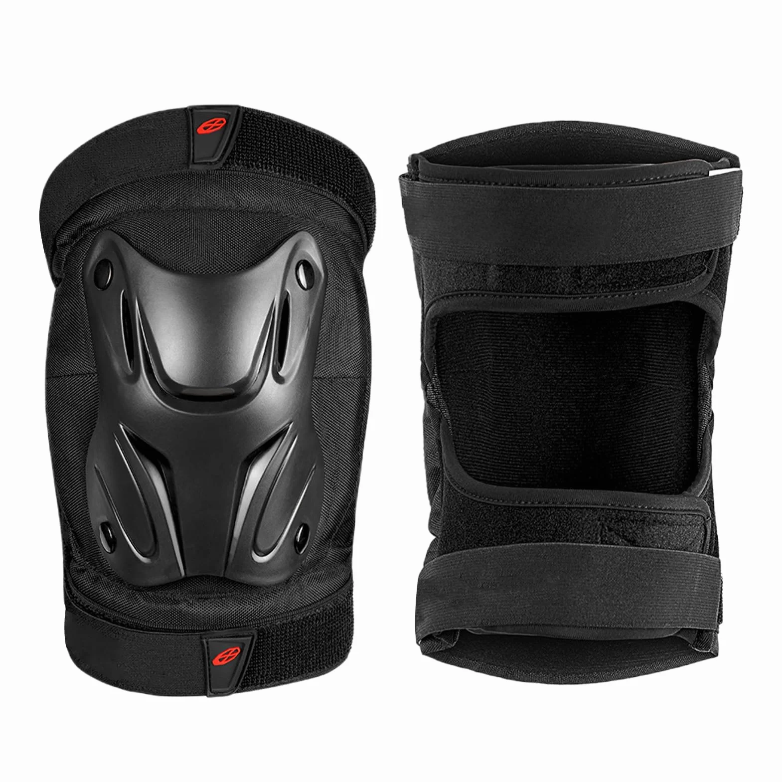 Protège-tibias réglables pour moto, coudières et genouillères adultes - Équipement de protection moto, roller, skateboard