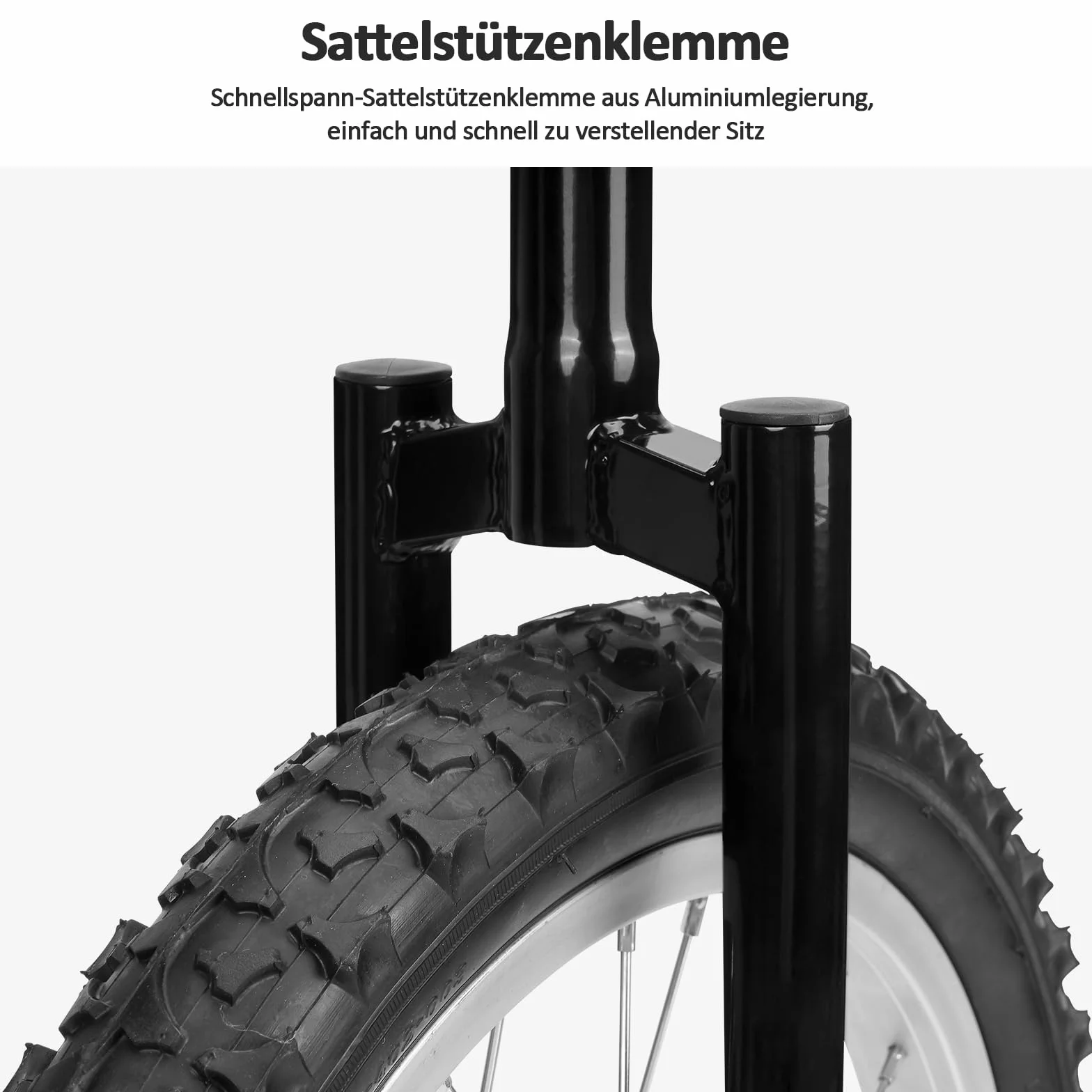 Monocycle 16" pour adultes, enfants, débutants, professionnels, noir