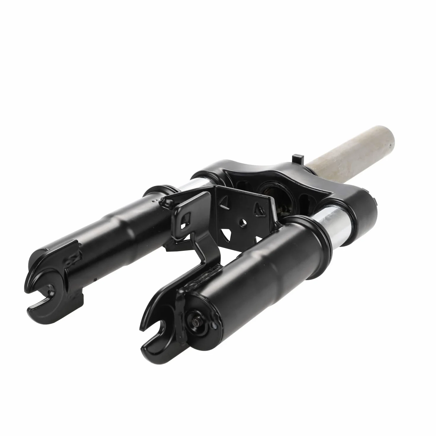 Kit Nouvelle Suspension Avant Fourche pour Segway Ninebot Max G30 Trottinette Amortisseur Avant + Garde-Boue Avant + Support de Pied Scooter Electrique Modification