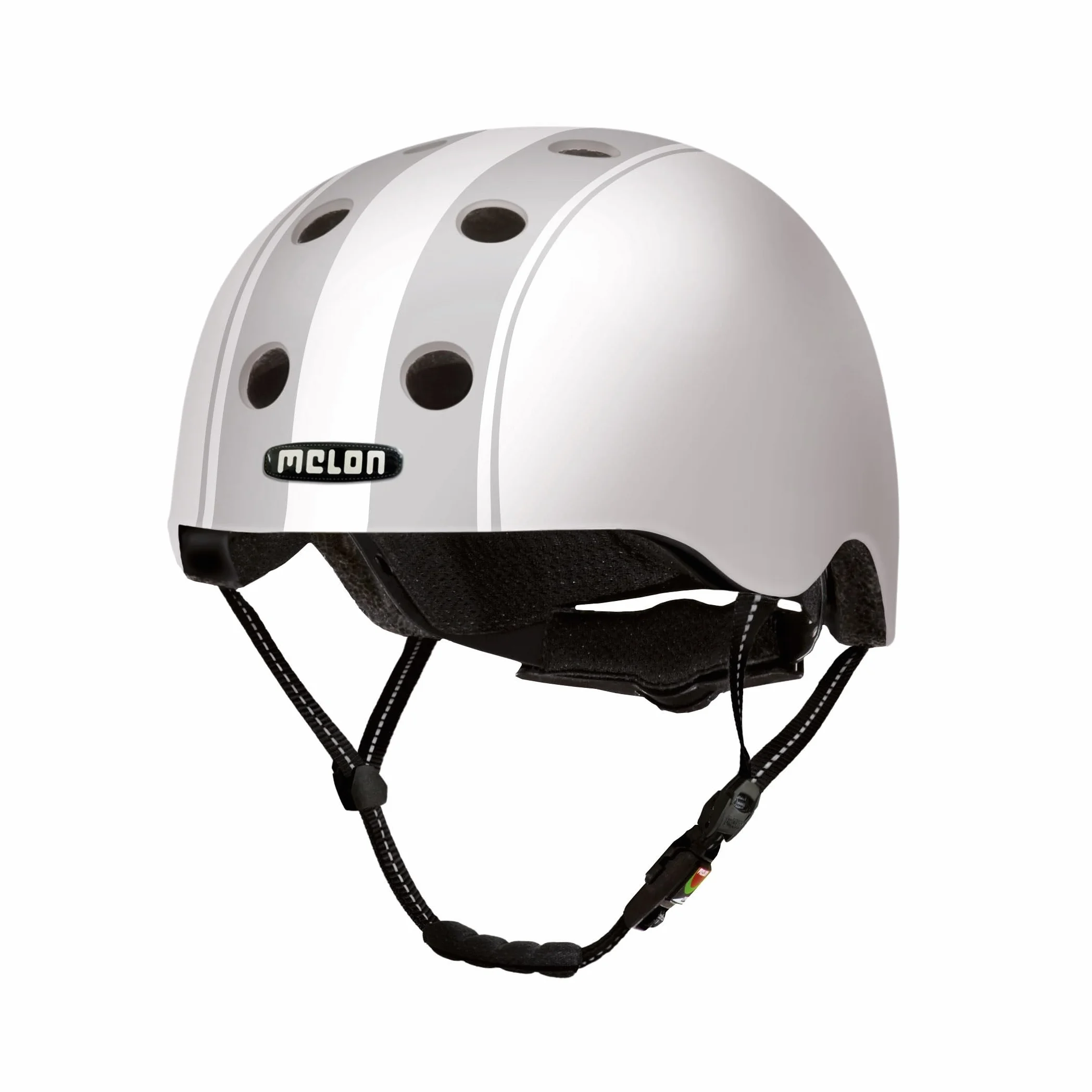 Melon Casque de Vélo Decent Double Grey pour Vélo VTT Cyclisme Homme Femme Enfants Blanc Gris