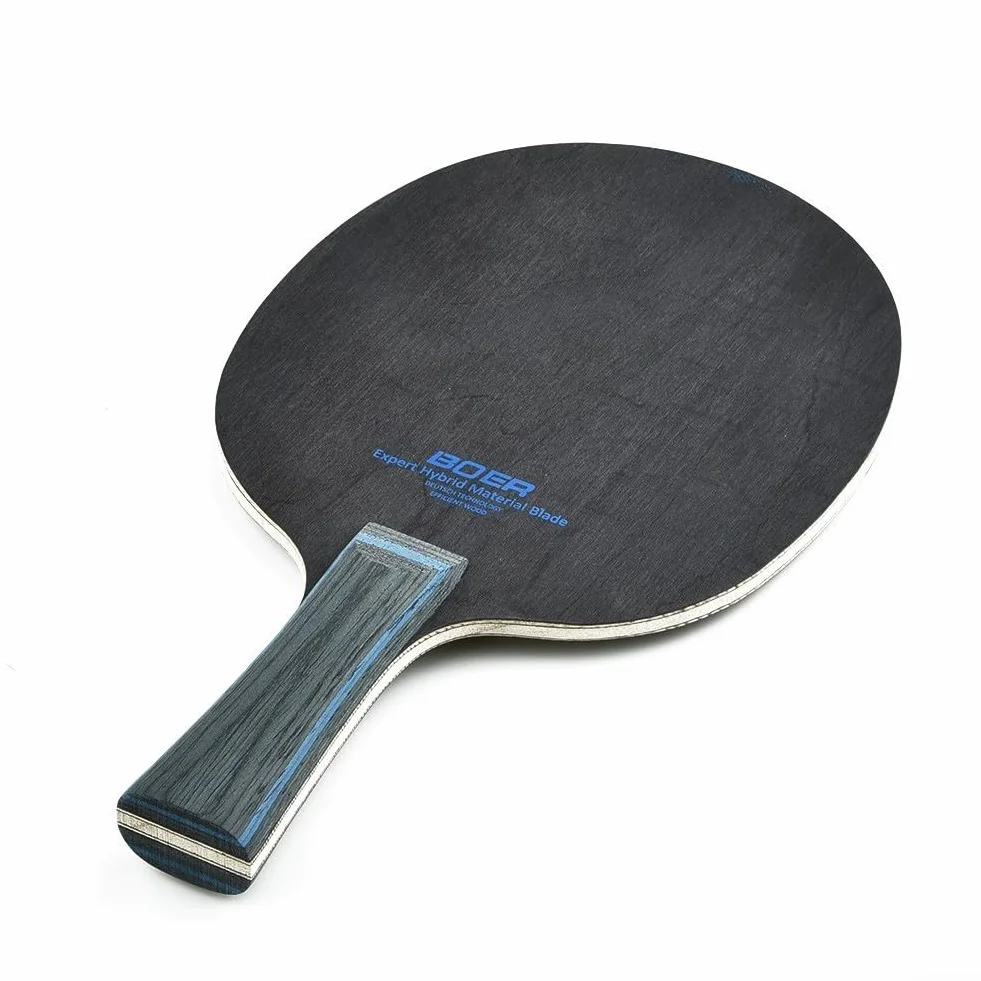 Lame pour Grip Pong Carbone Manche Long Table Ping Poplar Pin Paulownia Tennis Fibre Bois 90g Aramide Core 7 plis Horizontal
