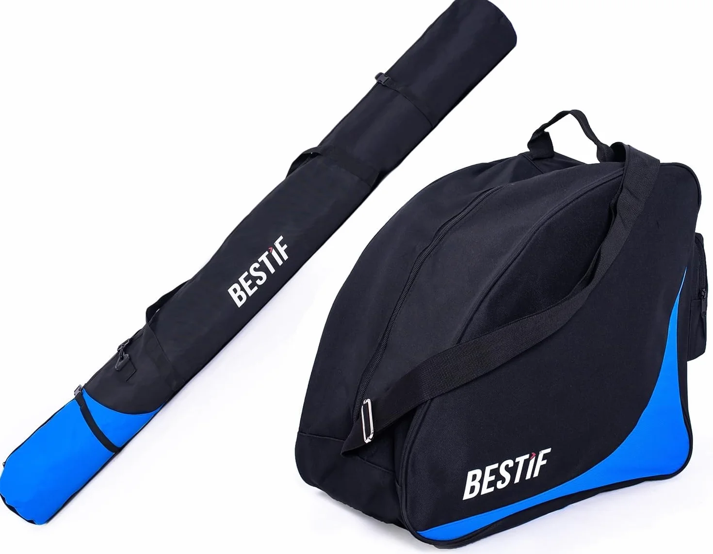 Sac de Ski et Chaussures Étanche 175 cm Noir/Bleu