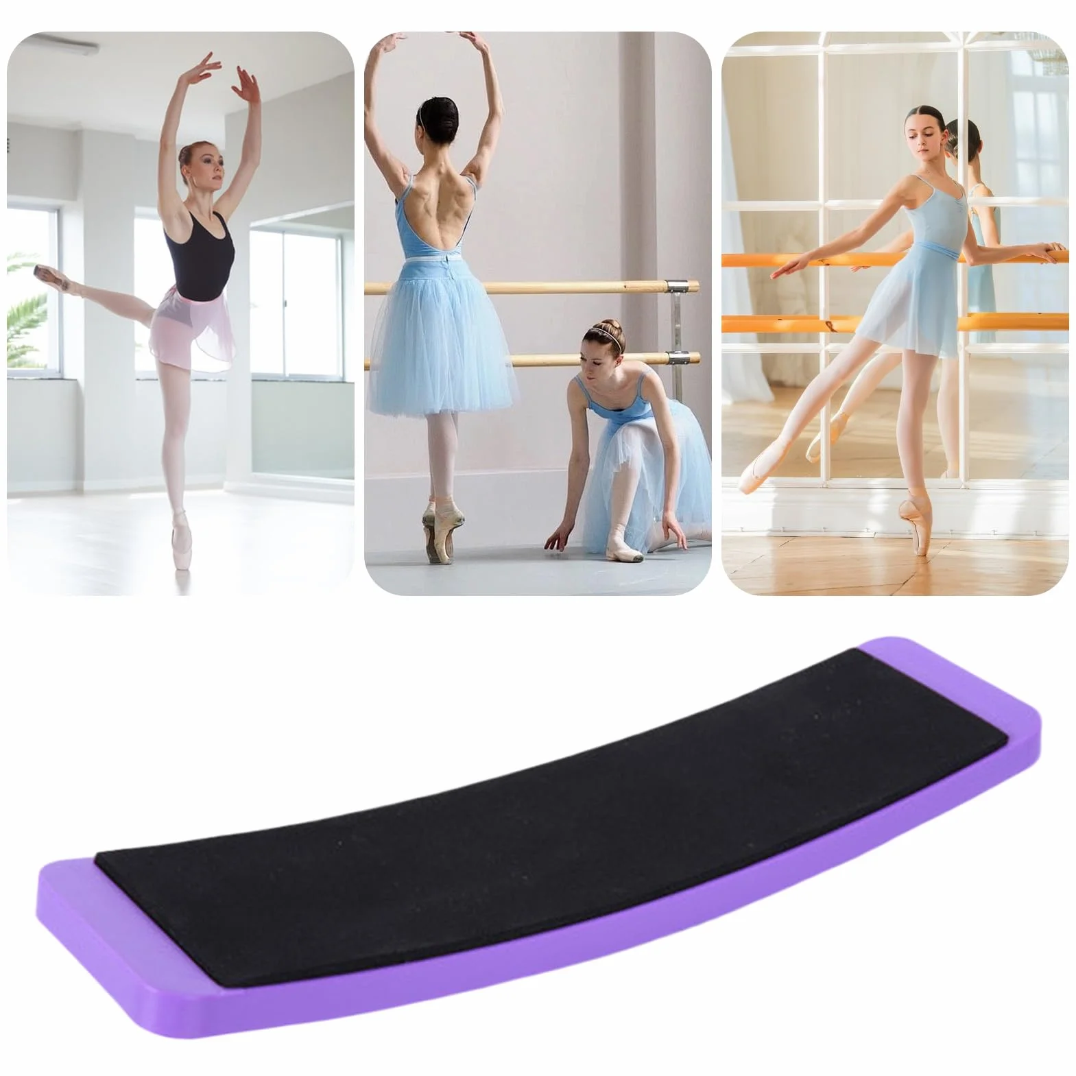 Planche Tournante De Danse Nylon EVA Portable Entraînement Équilibre Pieds Spinner Patinage Artistique