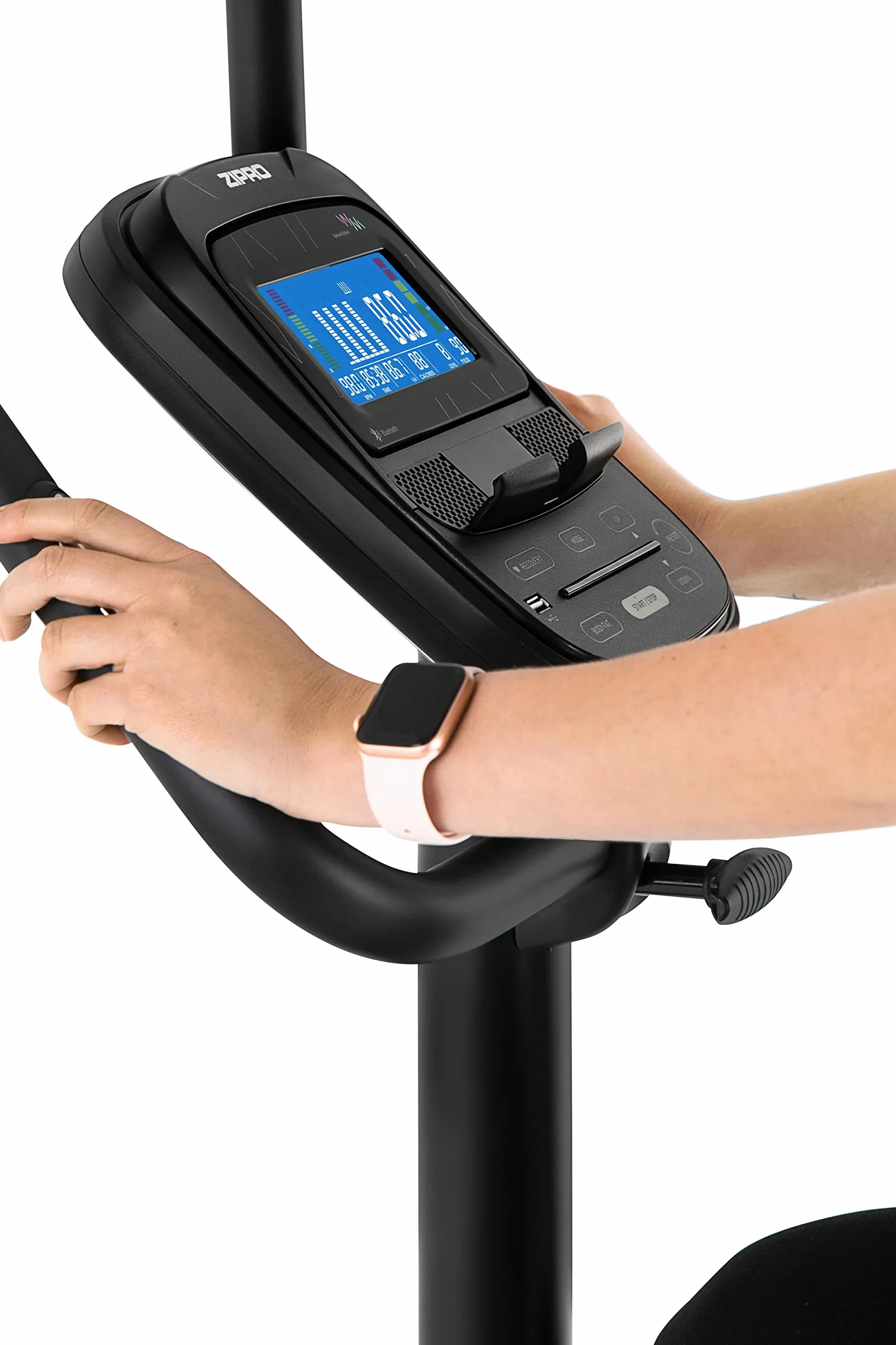 Zipro Vélo d'appartement magnétique Flame Ergomètre Fitness 150 kg