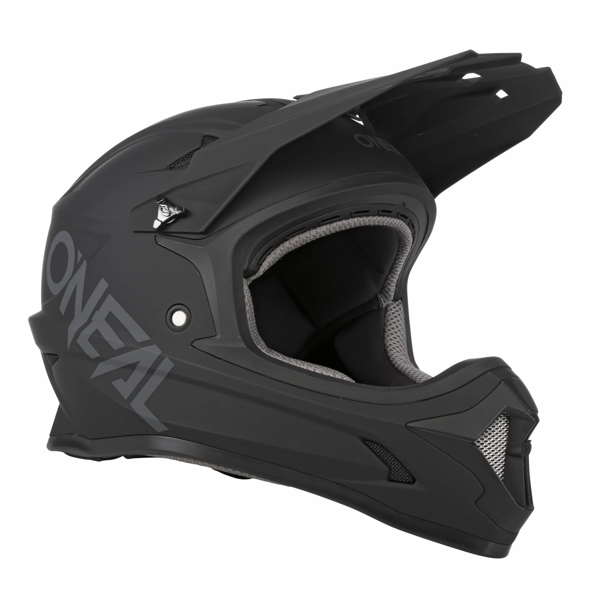 O'NEAL | Casque de VTT | Descente en VTT | Selon la Norme de sécurité EN1078, Coque extérieure en ABS | Casque SONUS Solide | Adulte | Noir | Taille L