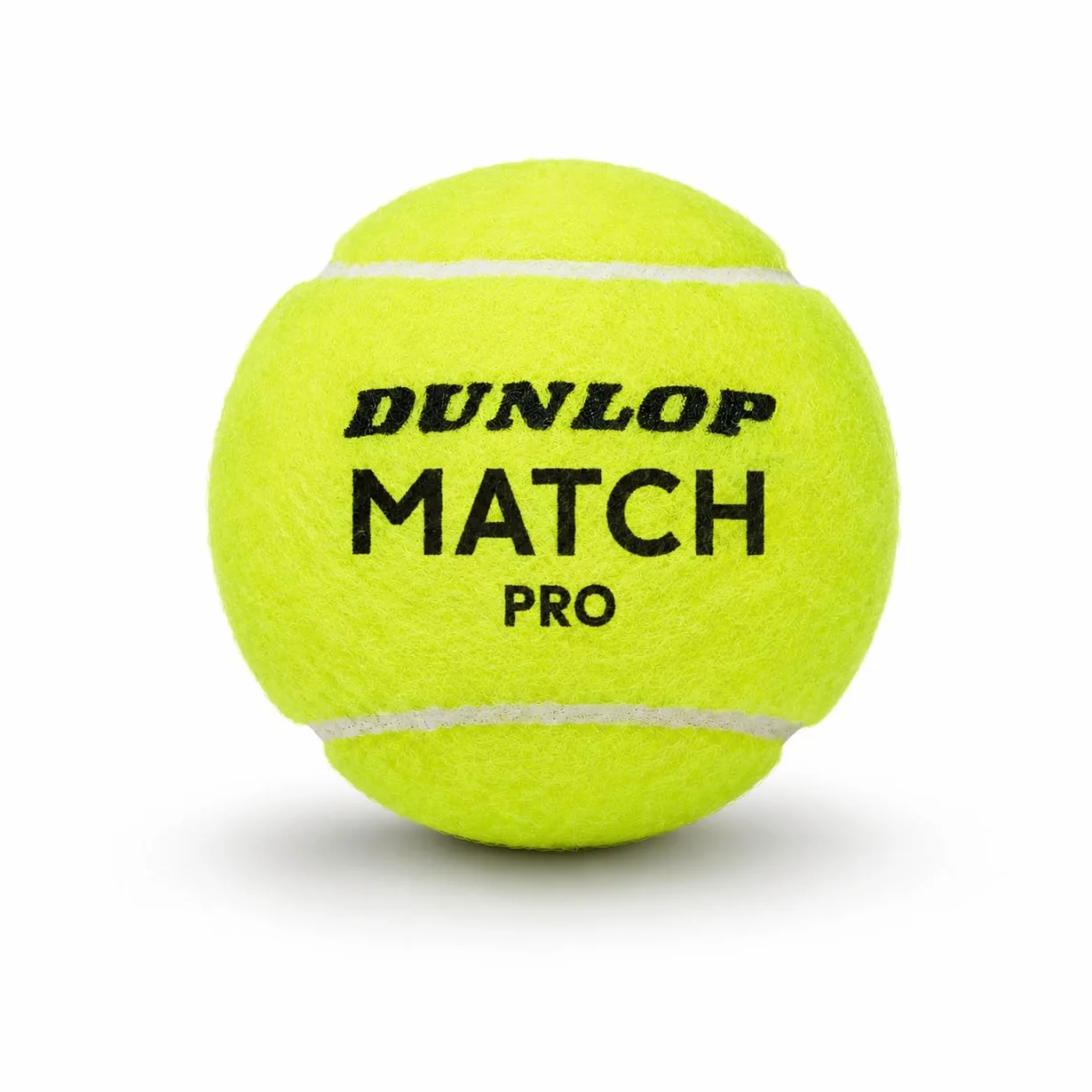Dunlop Match Pro Tennis Ball for Sand, Hard Court & Lawn